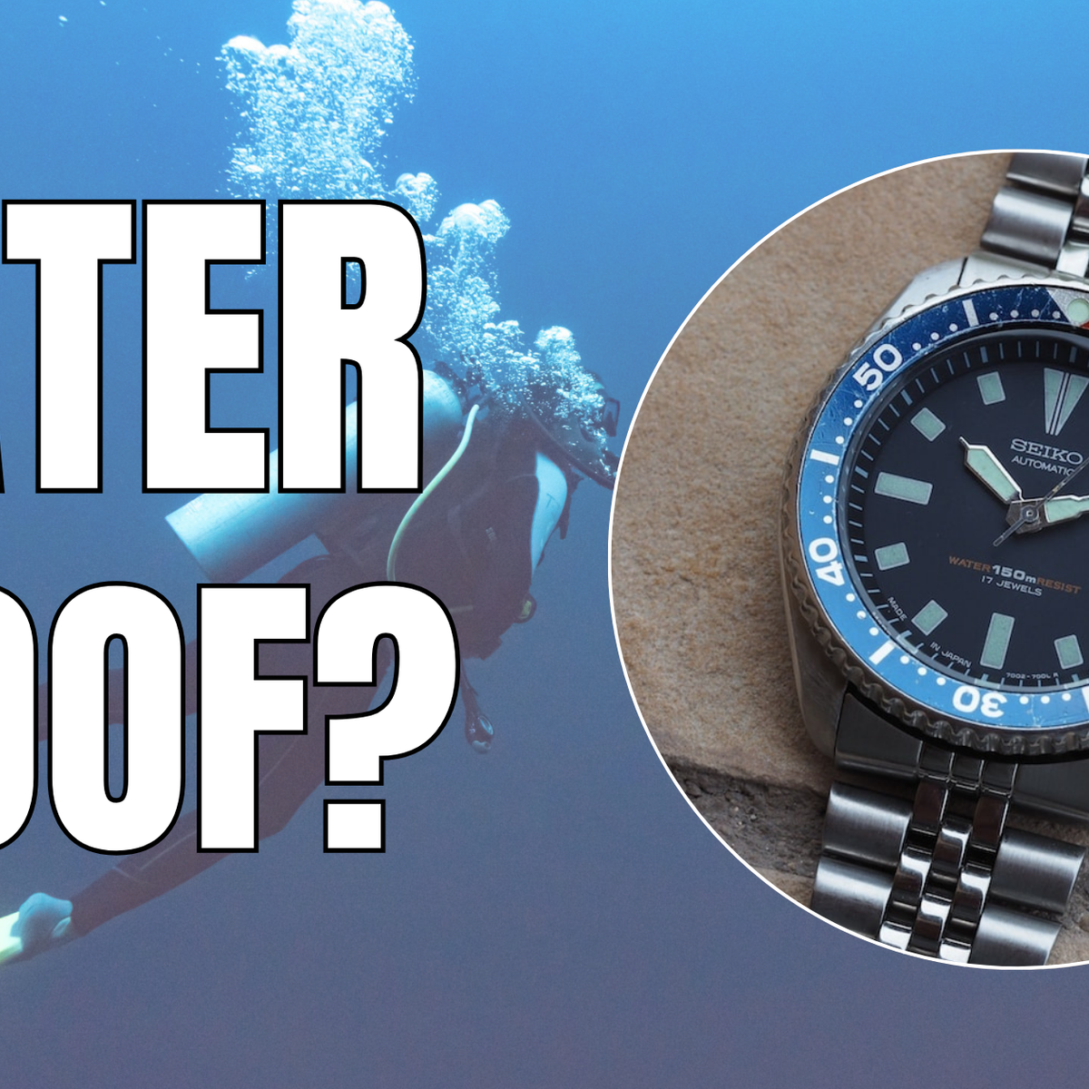 Seiko watch waterproof online