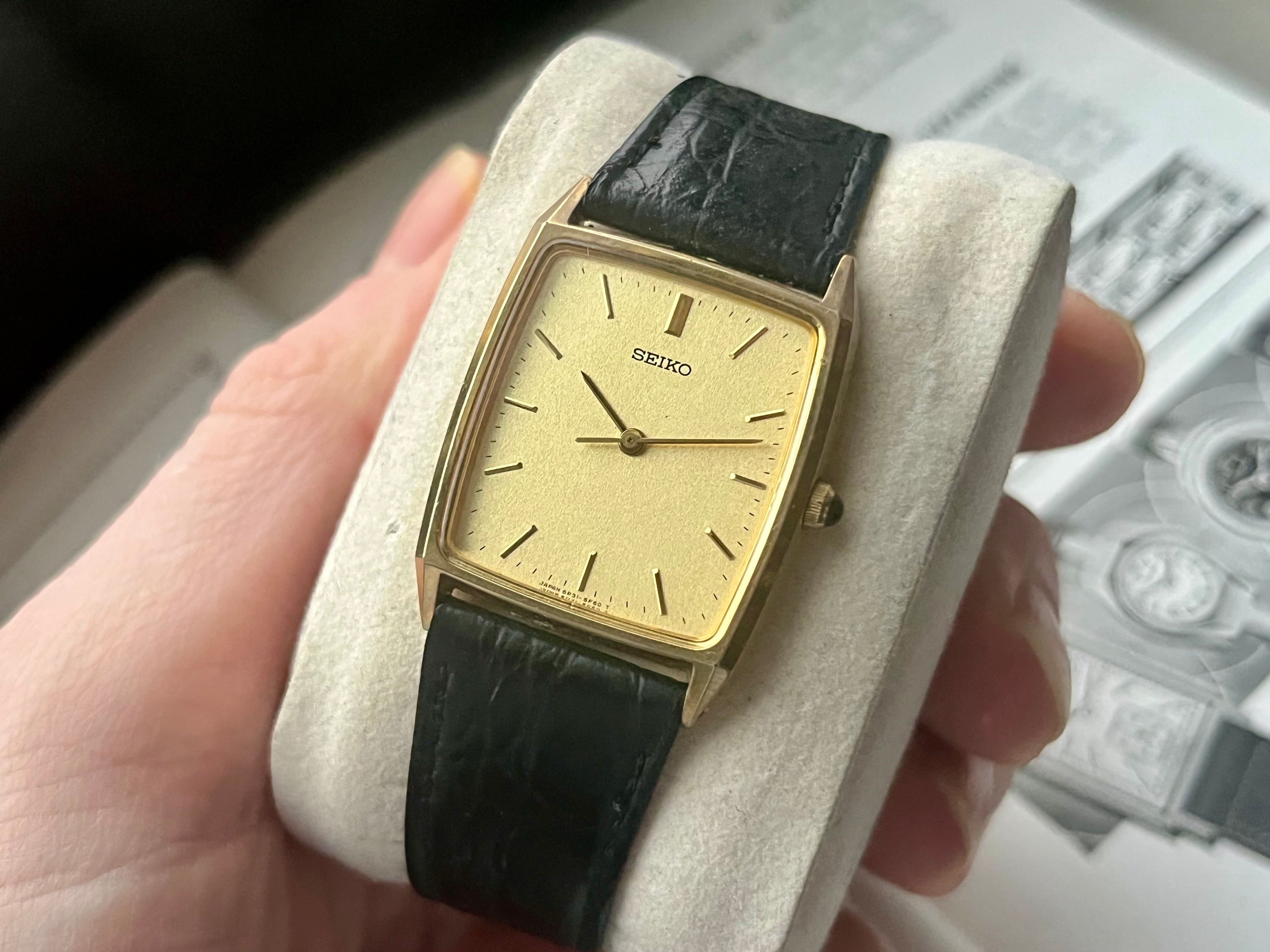 Seiko Chariot Tank 5P32-5E10 Box/Papers 1990 – WatchEra