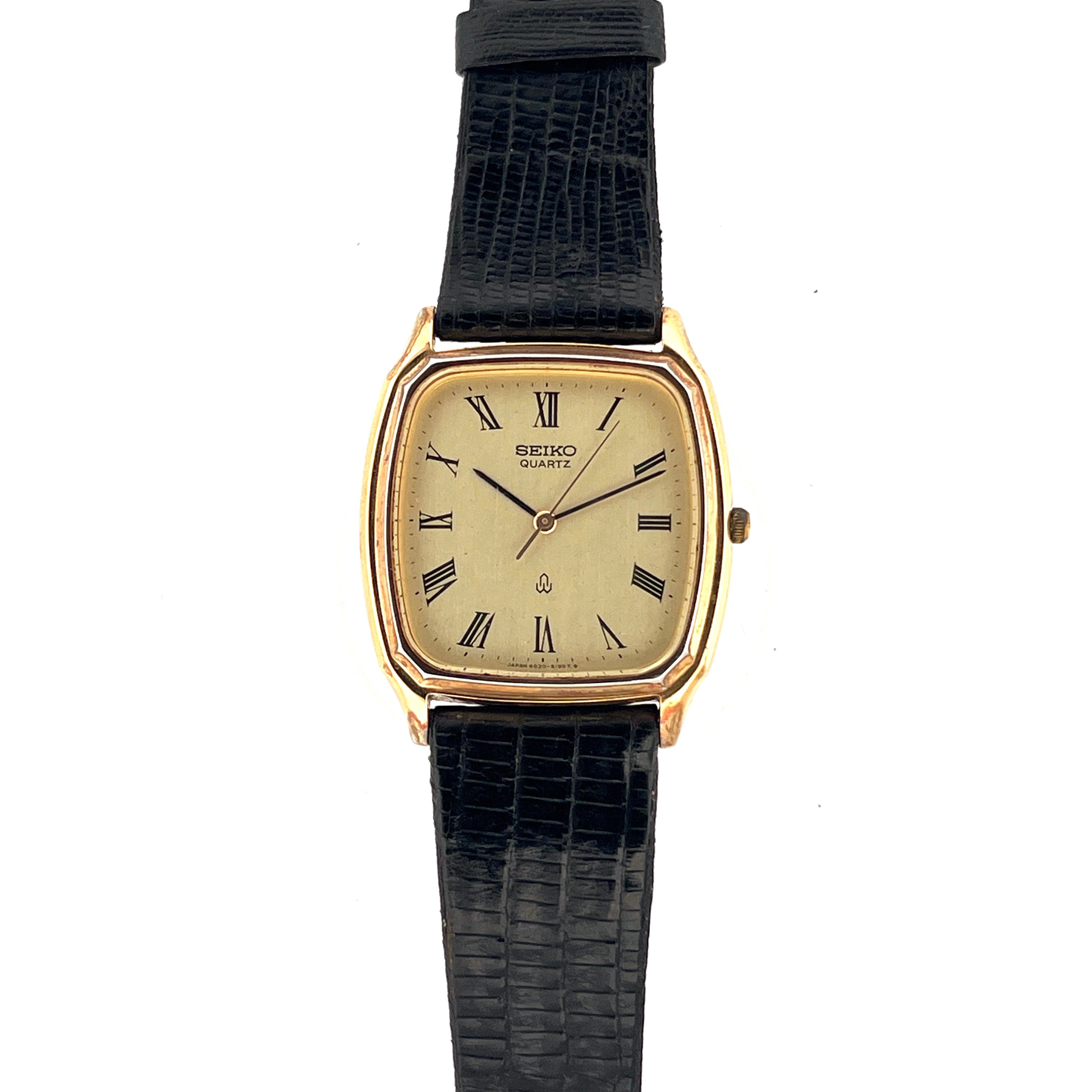 Vintage Seiko Chariot “Cartier Tank” 6030-5190 1980 SGP – WatchEra