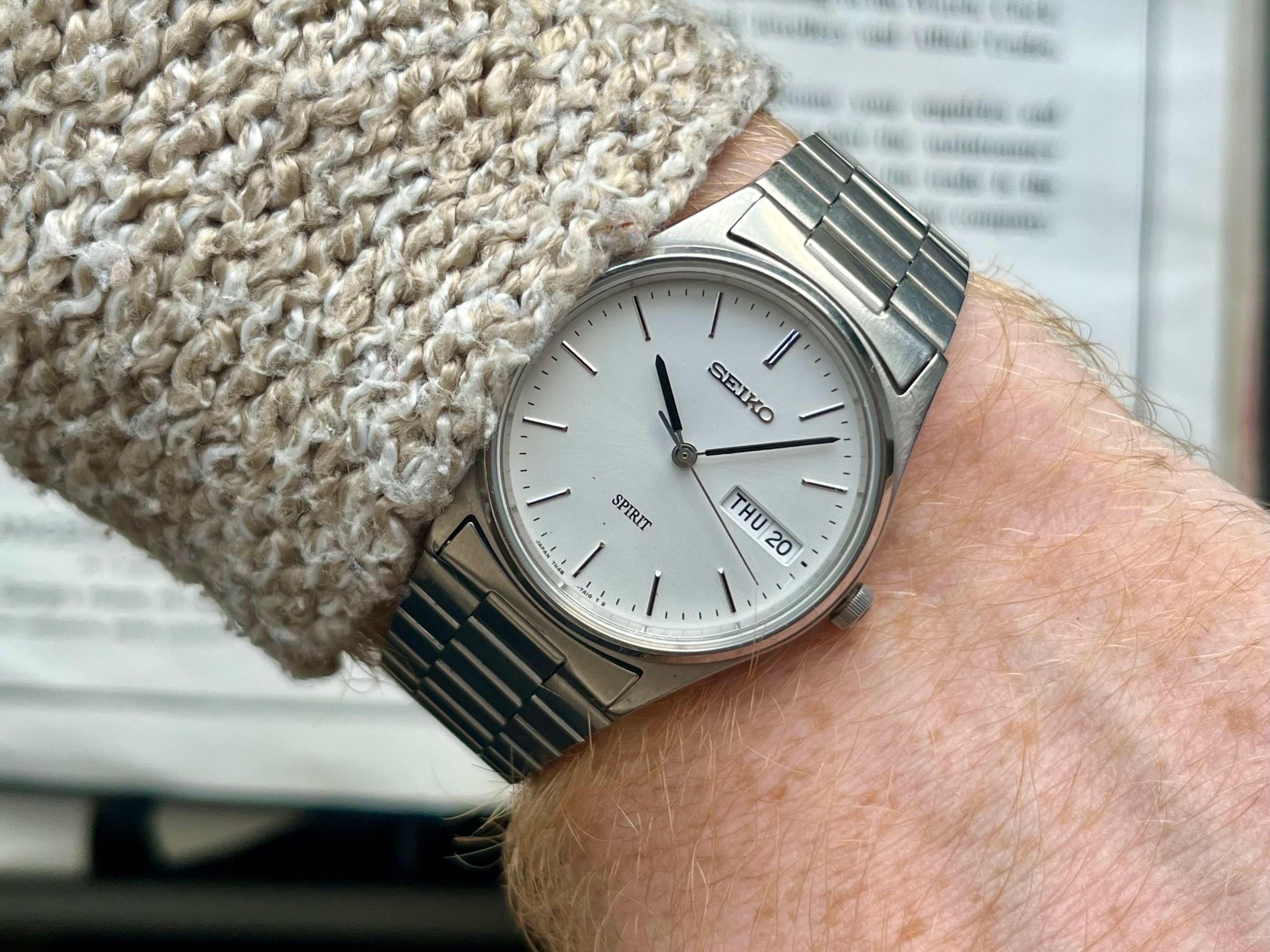 SEIKO SPIRIT 7N48−7A00 QUARTZ メンズ Vintage Seiko Spirit 7N48-7A00 1993 Quartz JDM Watch – WatchEra