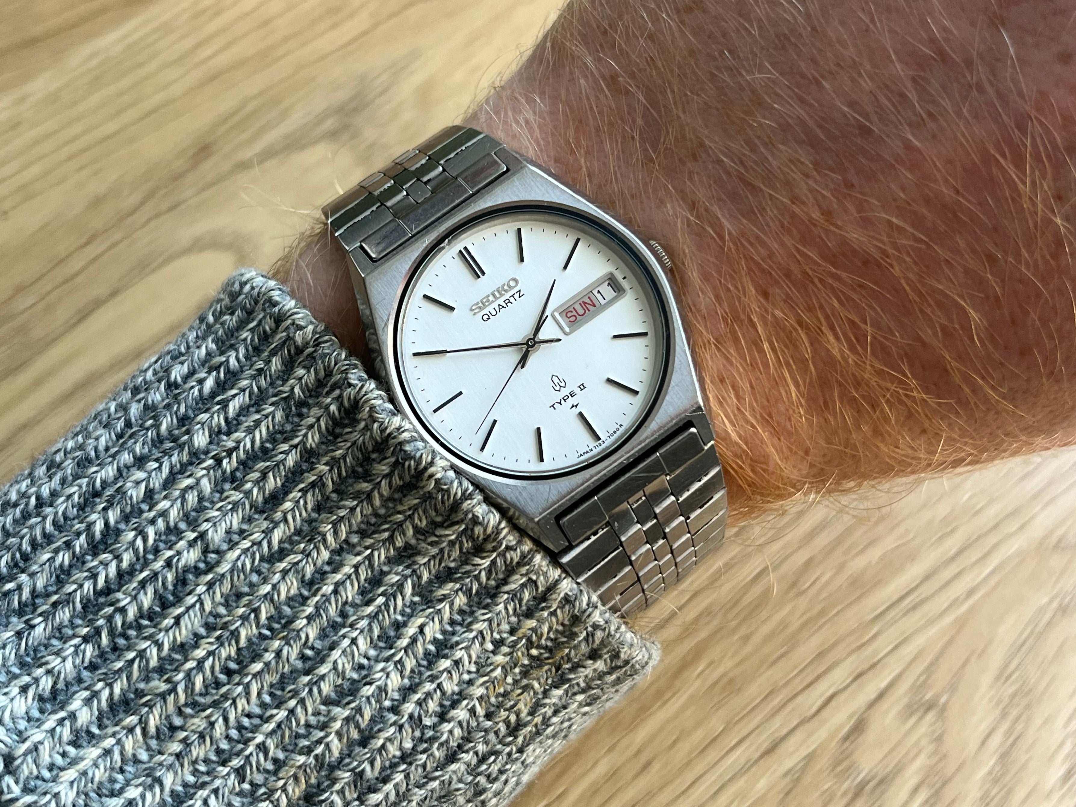 Vintage Seiko Type II 7123-7080 Watch JDM Quartz 1979 – WatchEra