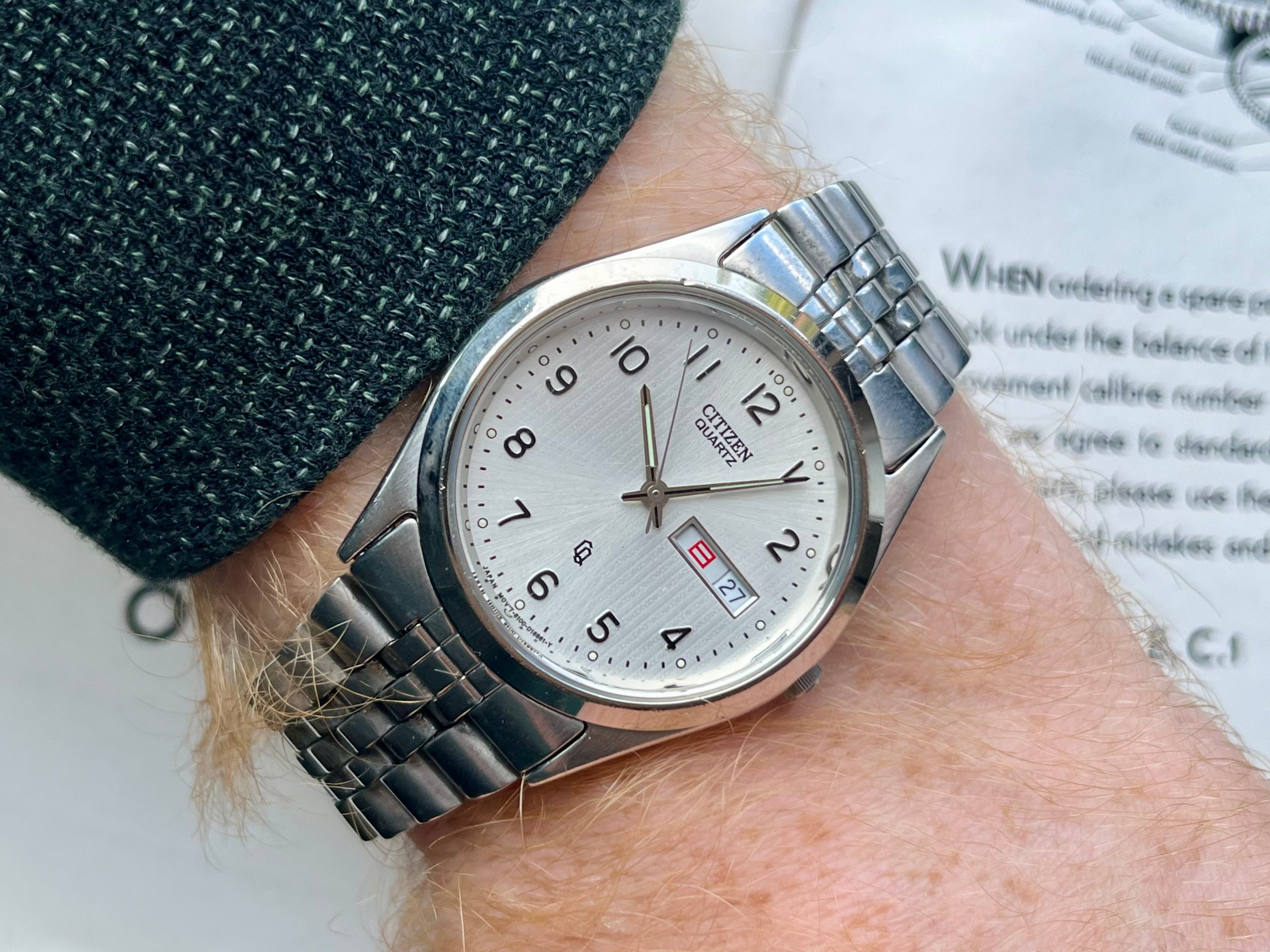 CITIZEN シチズン CQ 6100-S96389 クォーツ 腕時計 2025年最新】CITIZEN 6100-S96389の人気アイテム - メルカリ