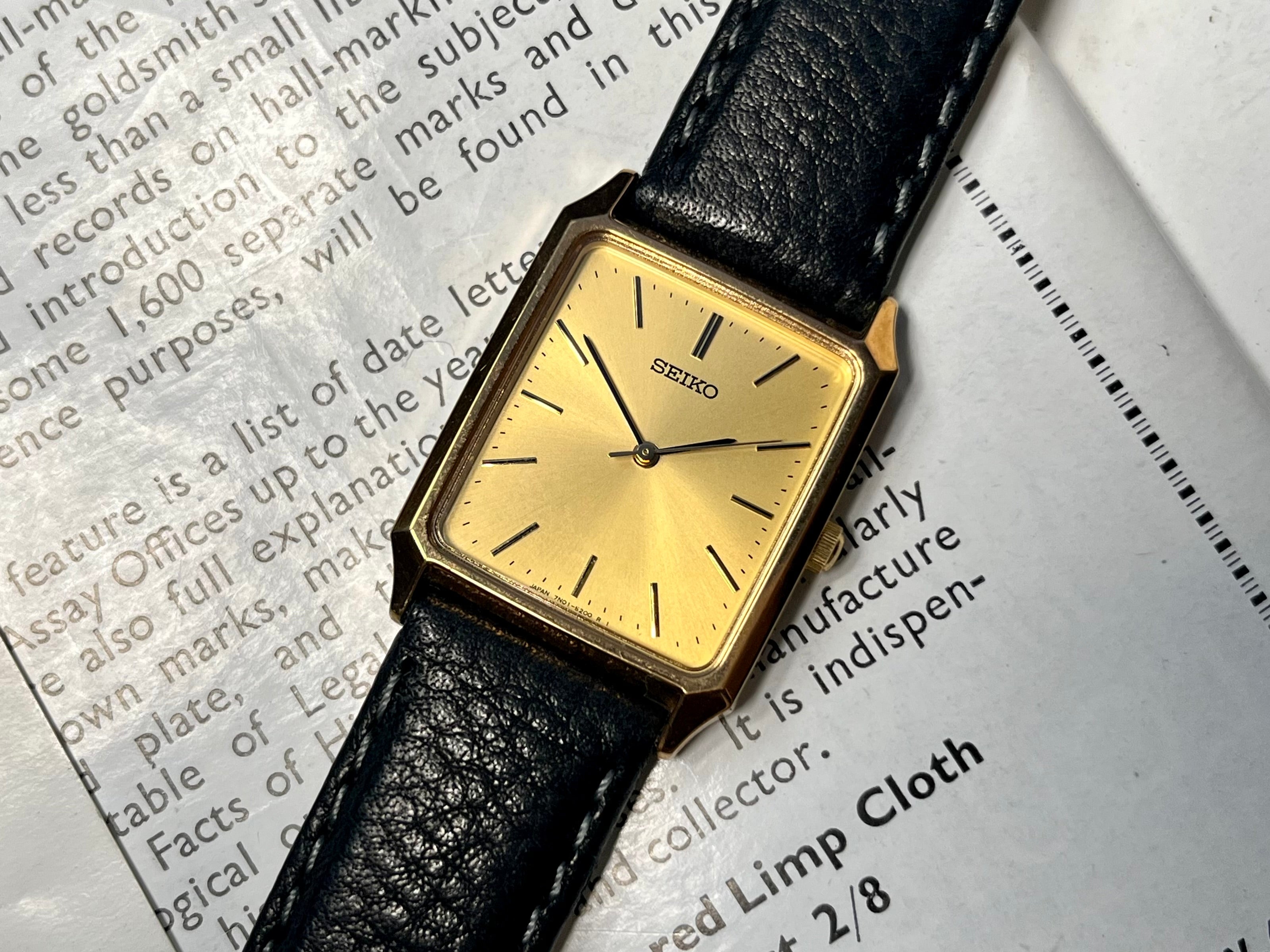 Vintage Seiko Tank 7N01-5180 2004 – WatchEra