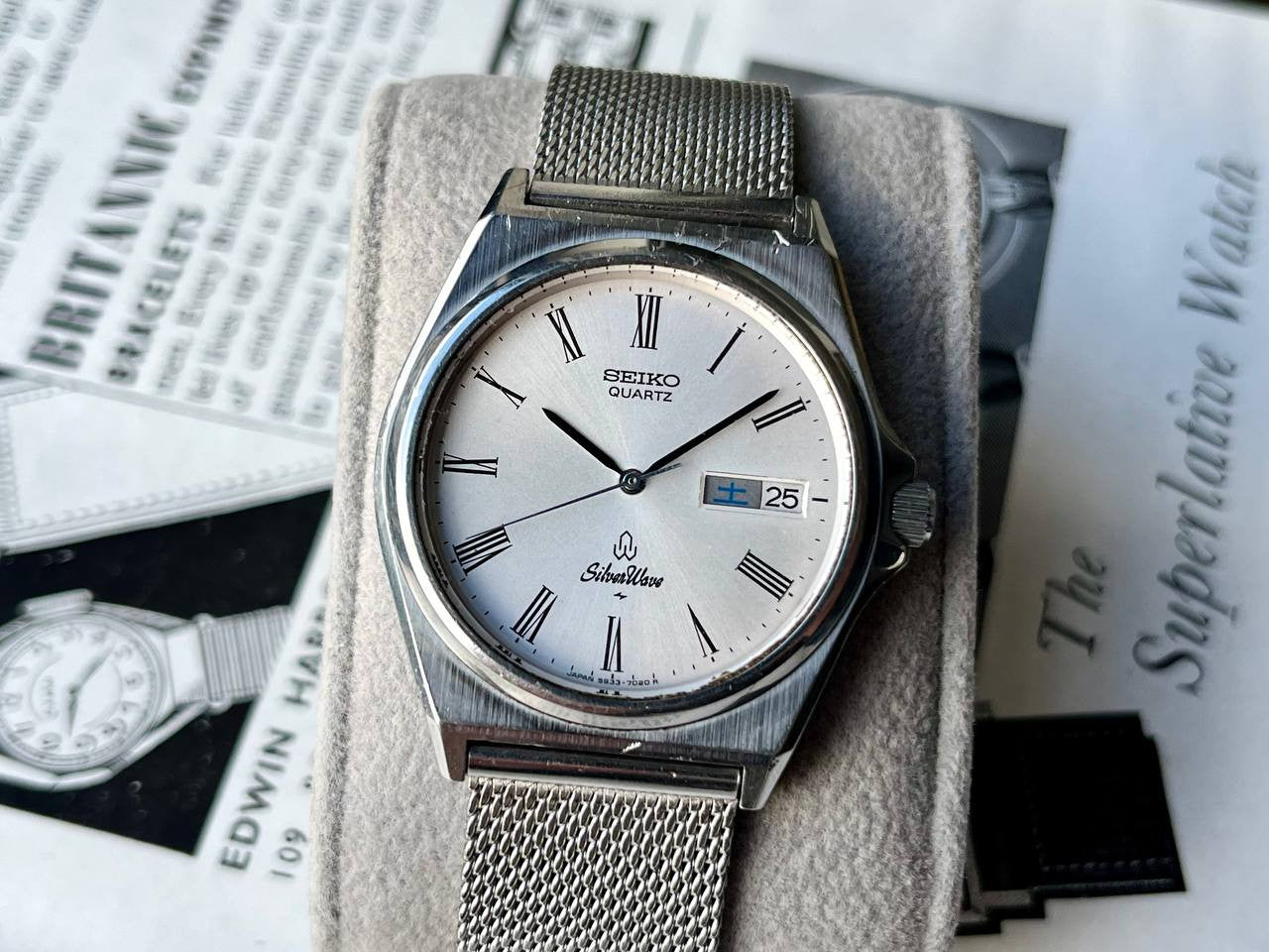 良品！SEIKO Silver Wave 5933-7020　電池パッキン交換済 良品！SEIKO Silver Wave 5933-7020 電池パッキン交換済 - 時計