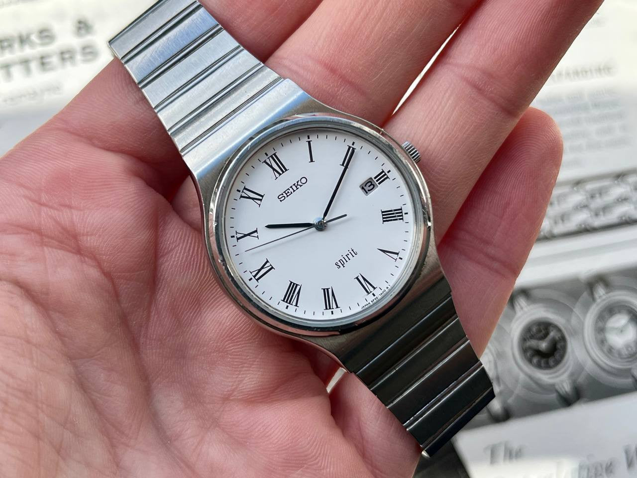 美品 セイコー スピリット デイデイト メンズ腕時計 5P32-7A00 seiko spirit 5P32-7A00 セイコー メンズ 腕時計 - メルカリ