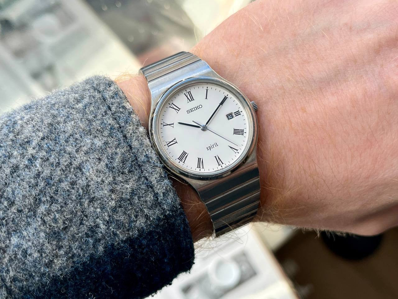 美品 セイコー スピリット デイデイト メンズ腕時計 5P32-7A00 seiko spirit 5P32-7A00 セイコー メンズ 腕時計 - メルカリ