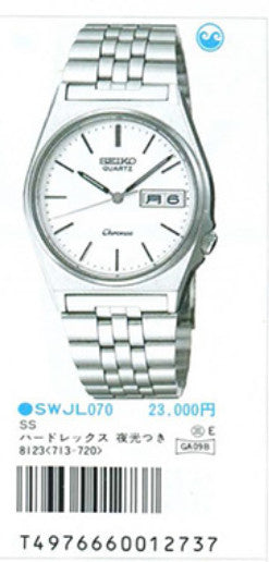 Vintage Seiko Chronos 8123-7130 WAtch1987 Quartz JDM Kanji