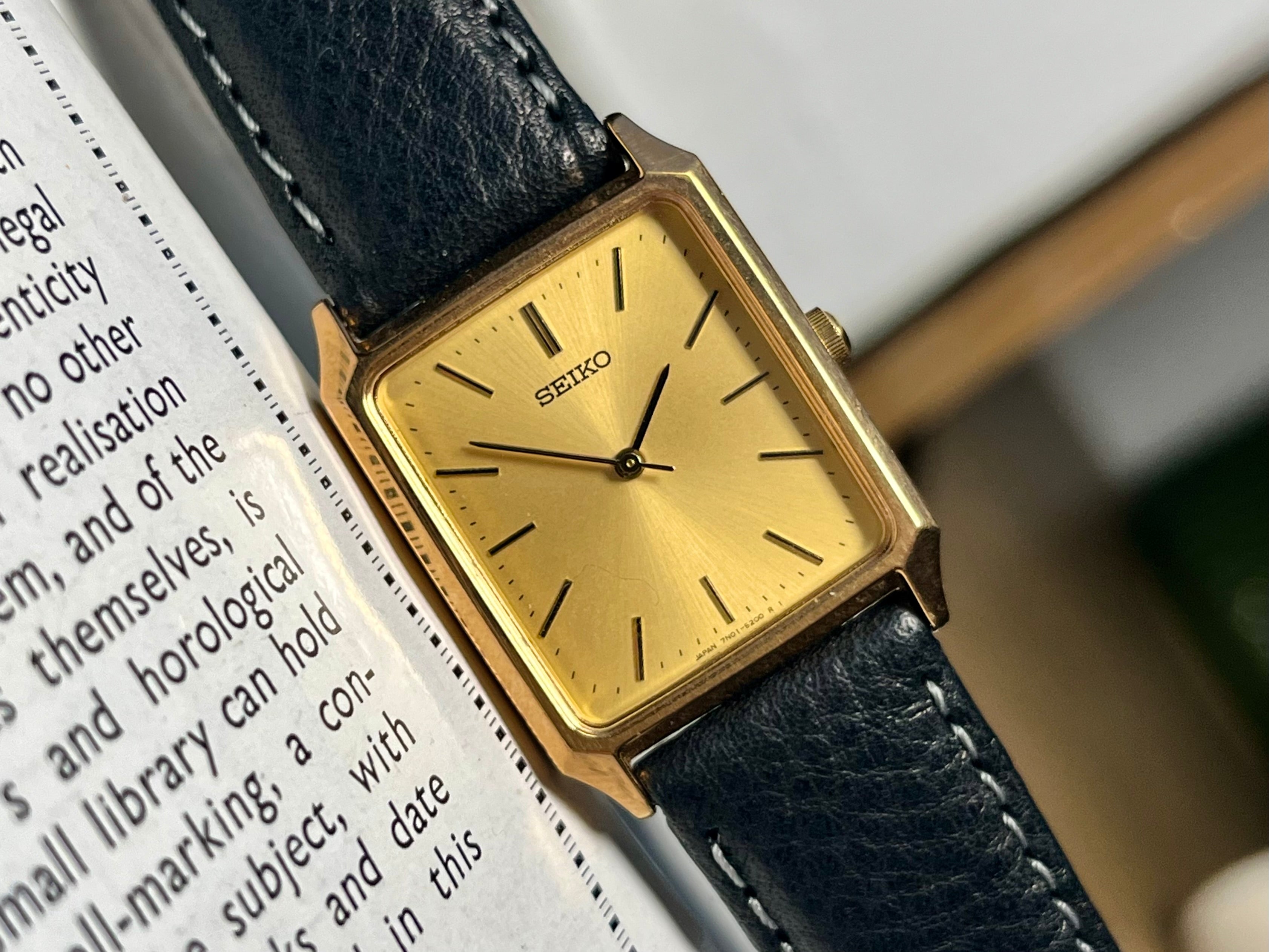 Vintage Seiko Tank 7N01-5180 2004 – WatchEra