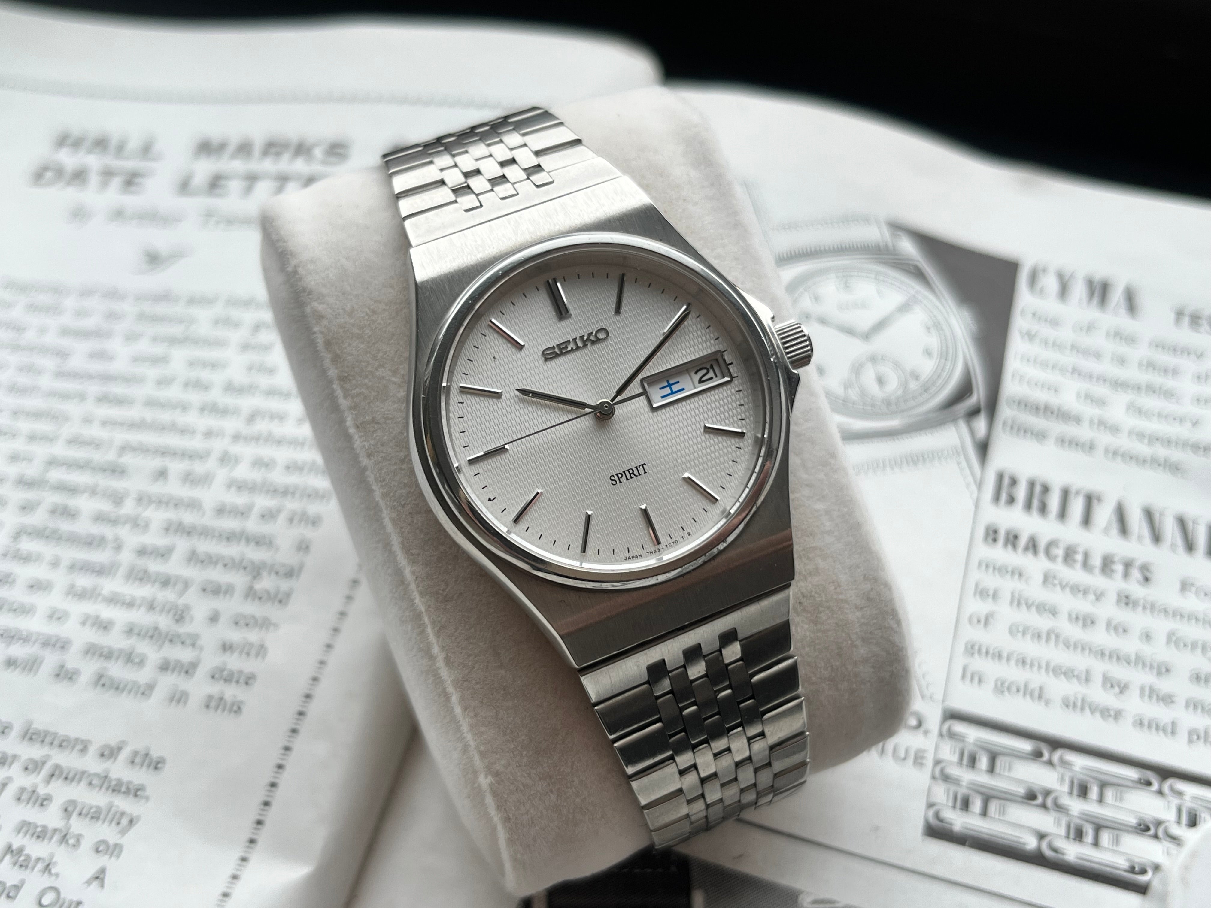Vintage Seiko Spirit Watch 7N43-7N70 Quartz 1992 Quartz