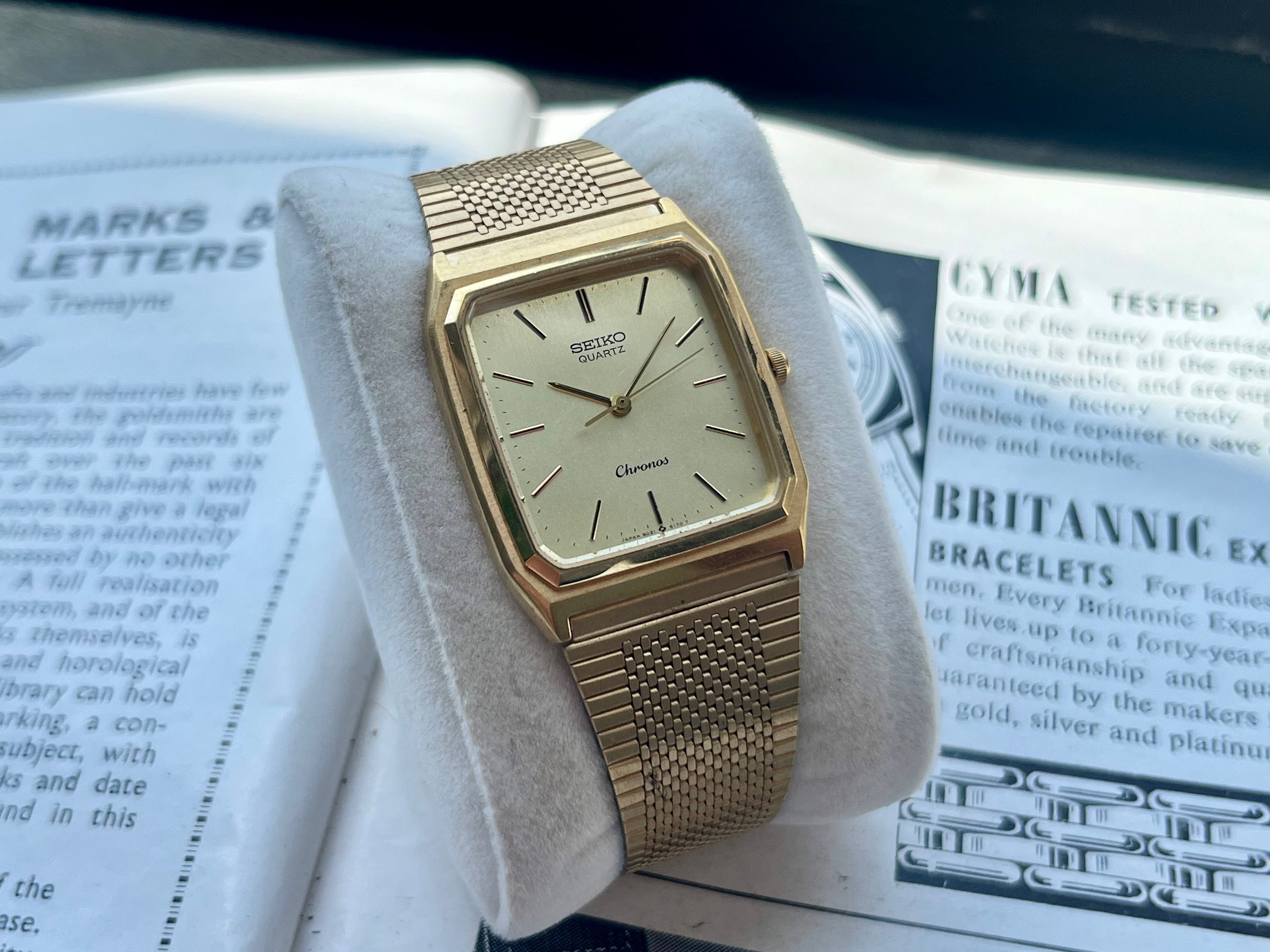 Vintage Seiko Chronos 9021-5130 1985 SGP Quartz Watch – WatchEra