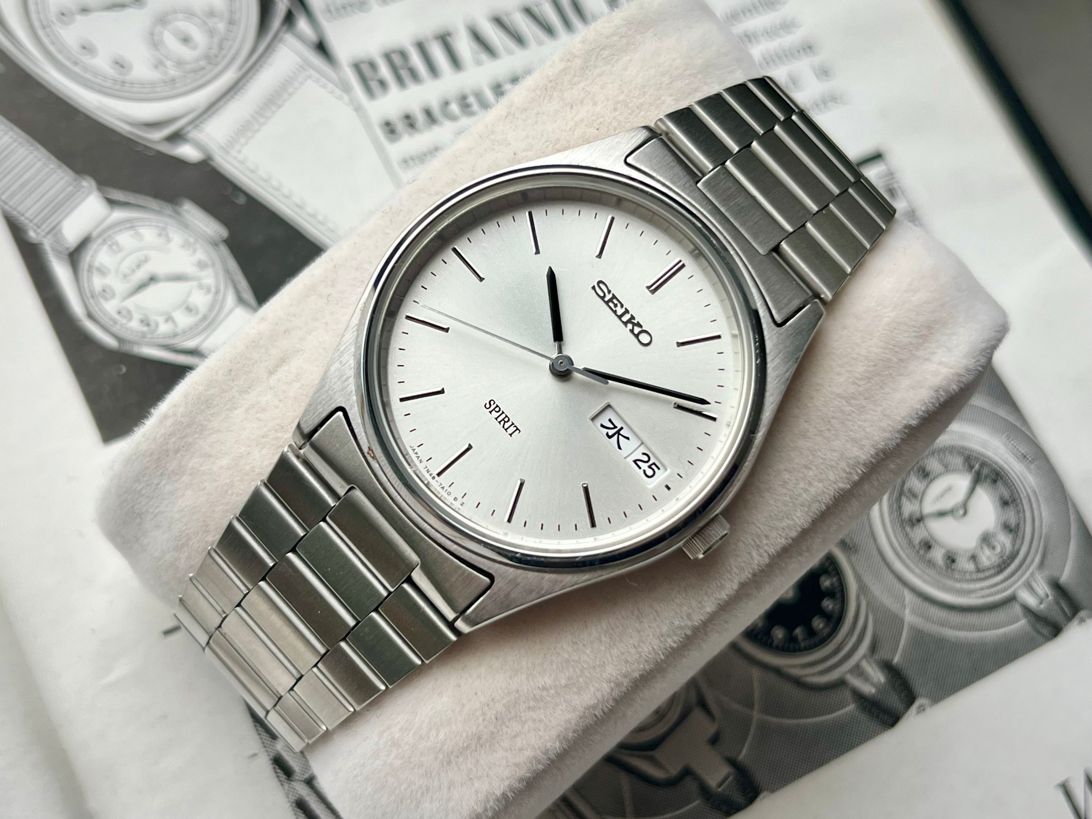 Vintage Seiko Spirit 7N48-7A00 1999 Quartz Watch JDM Working