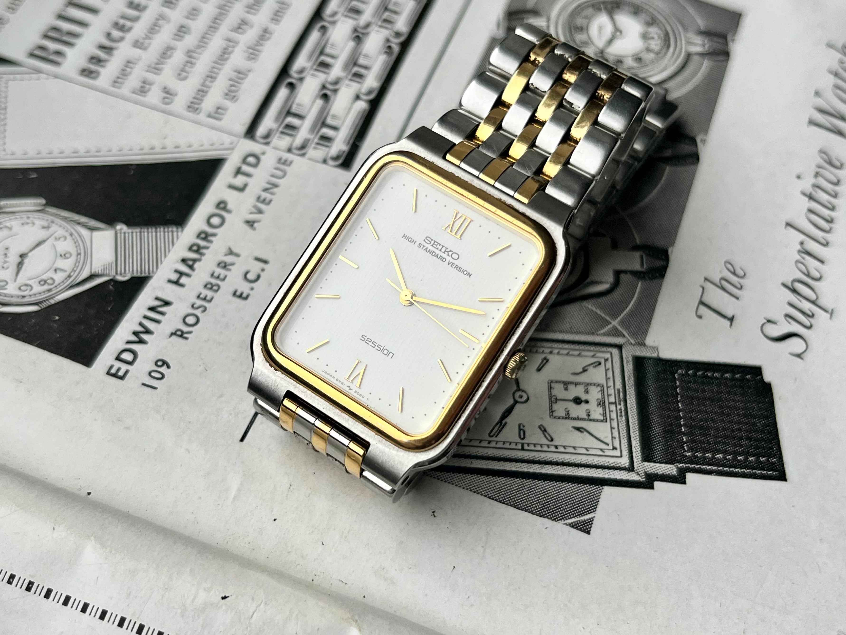 SEIKOセイコー SESSION Analog QUARTZ Watch 26mm White Dial