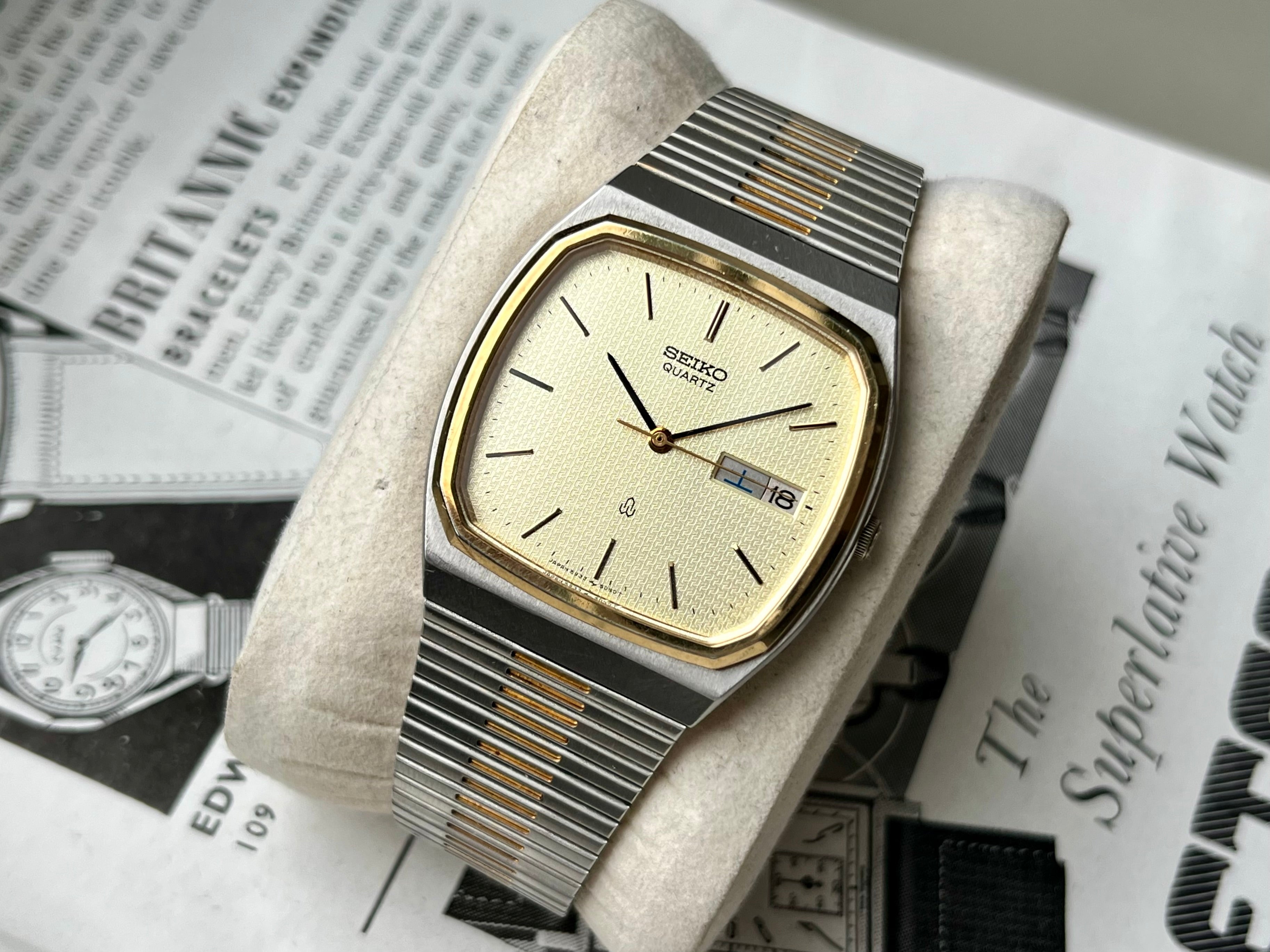 d*7様 SEIKO セイコー　KING QUARTZ　ツインクオーツ 9923 JA-0464| セイコー キング ツインクオーツ 9923-7020 ダブルカレンダー