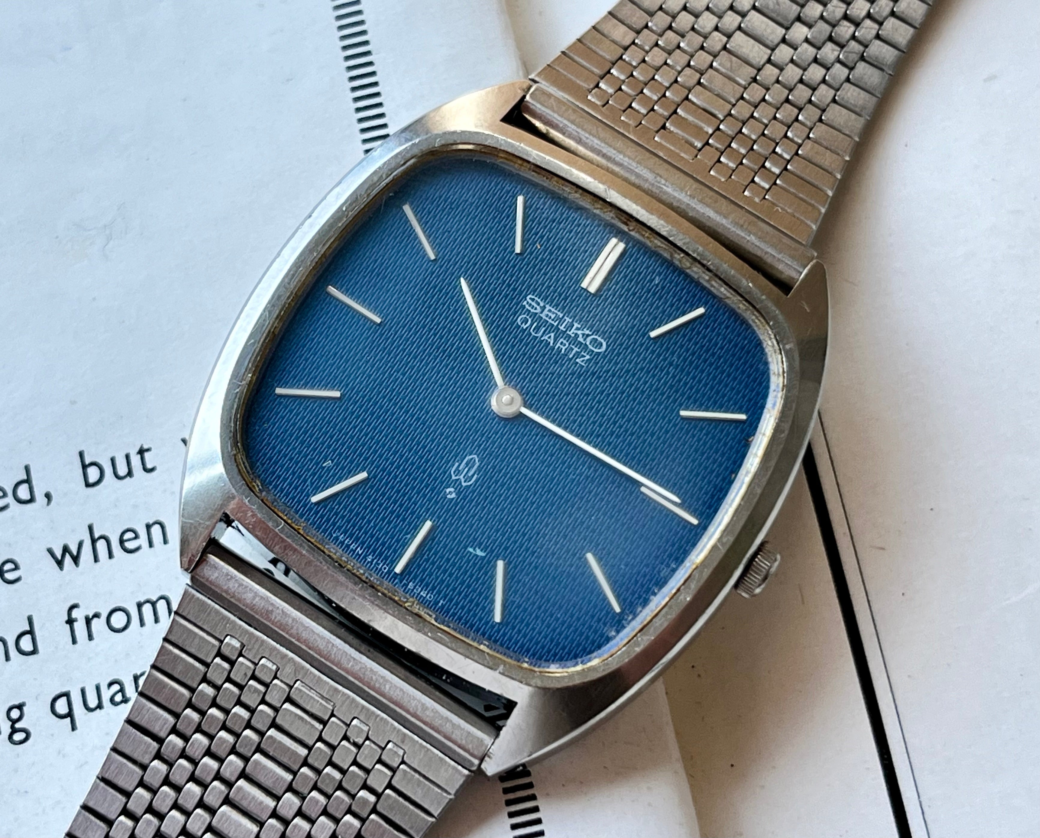即決 送料無料 ヴィンテージ SEIKO QUARTZ 4130-5320 セイコー