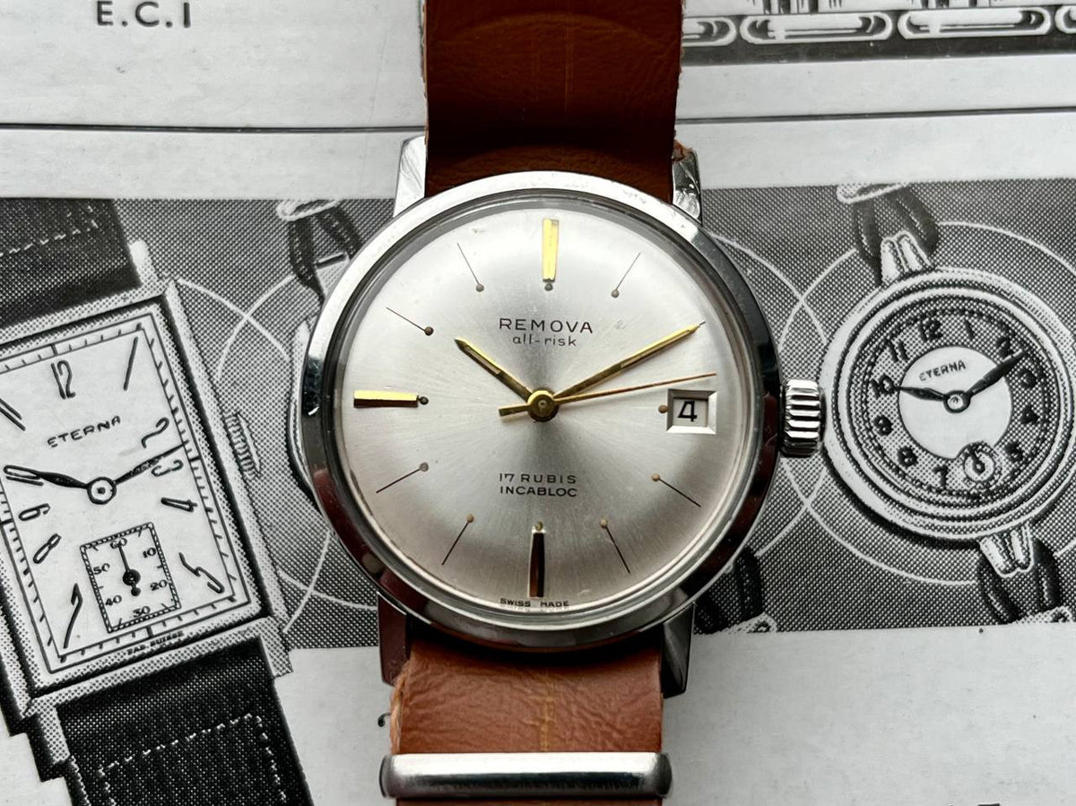 Cadran De Montre ETA 2409 - Diamètre 25,90mm Avec Date à 3h - New Old Stock (NOS) - Neuf Avec Défauts