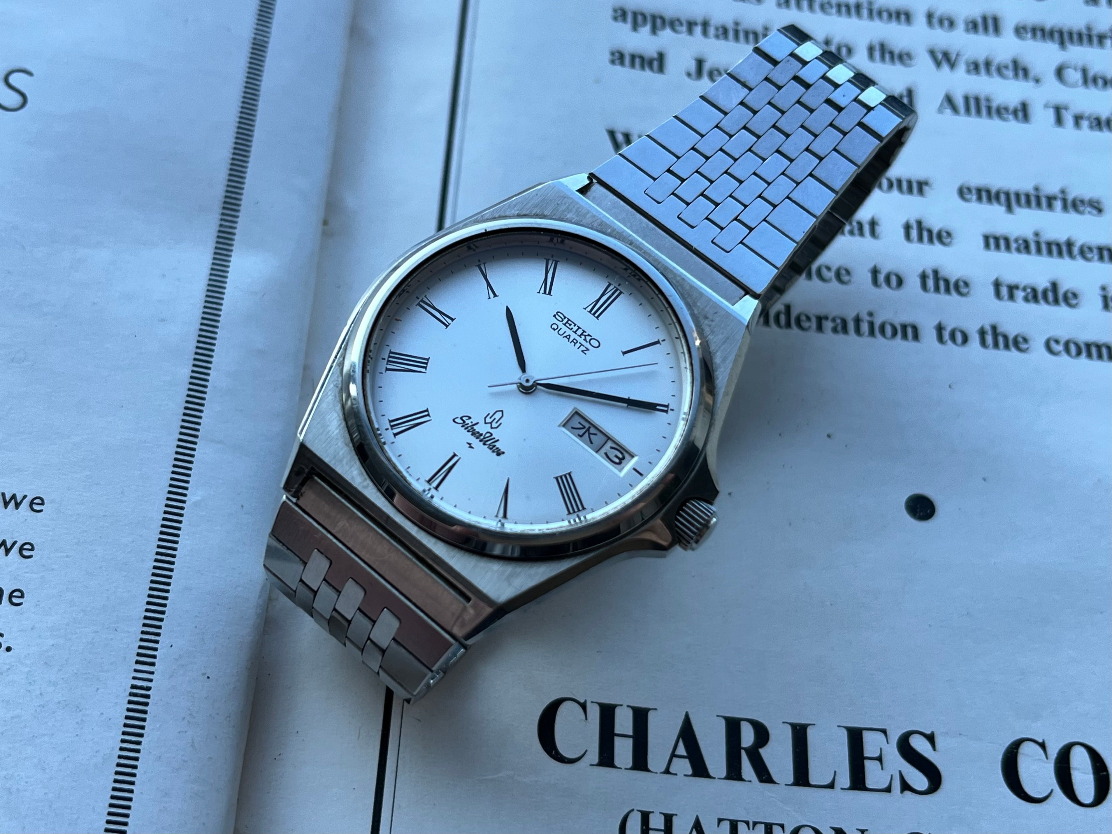 【電池交換済】稼働品 SEIKO Silver Wave 5933-7020 電池交換済】稼働品 SEIKO Silver Wave 5933-7020 クォーツ