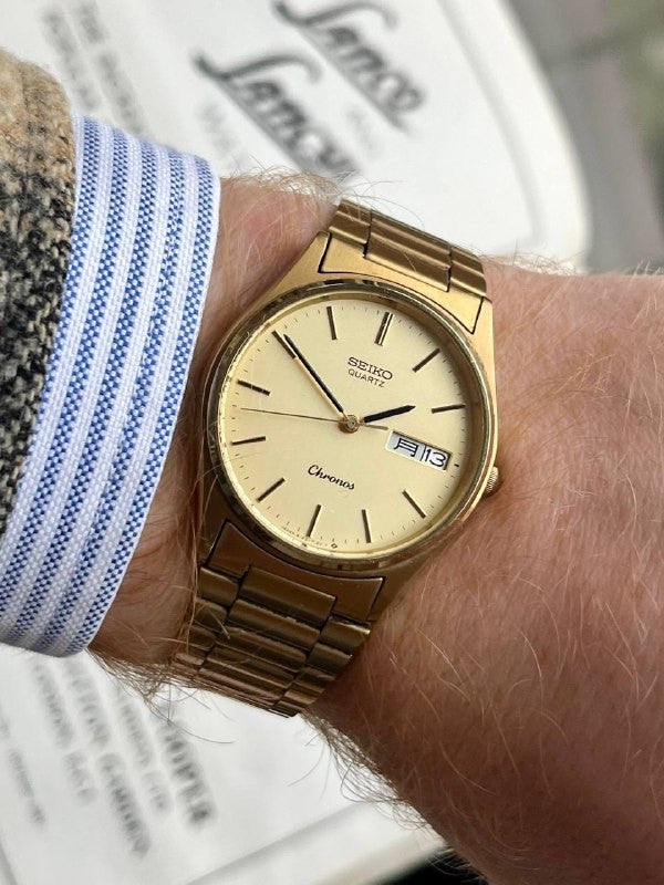 Vintage SEIKO CHRONOS Watch 8123-7080 1986 Quartz – WatchEra