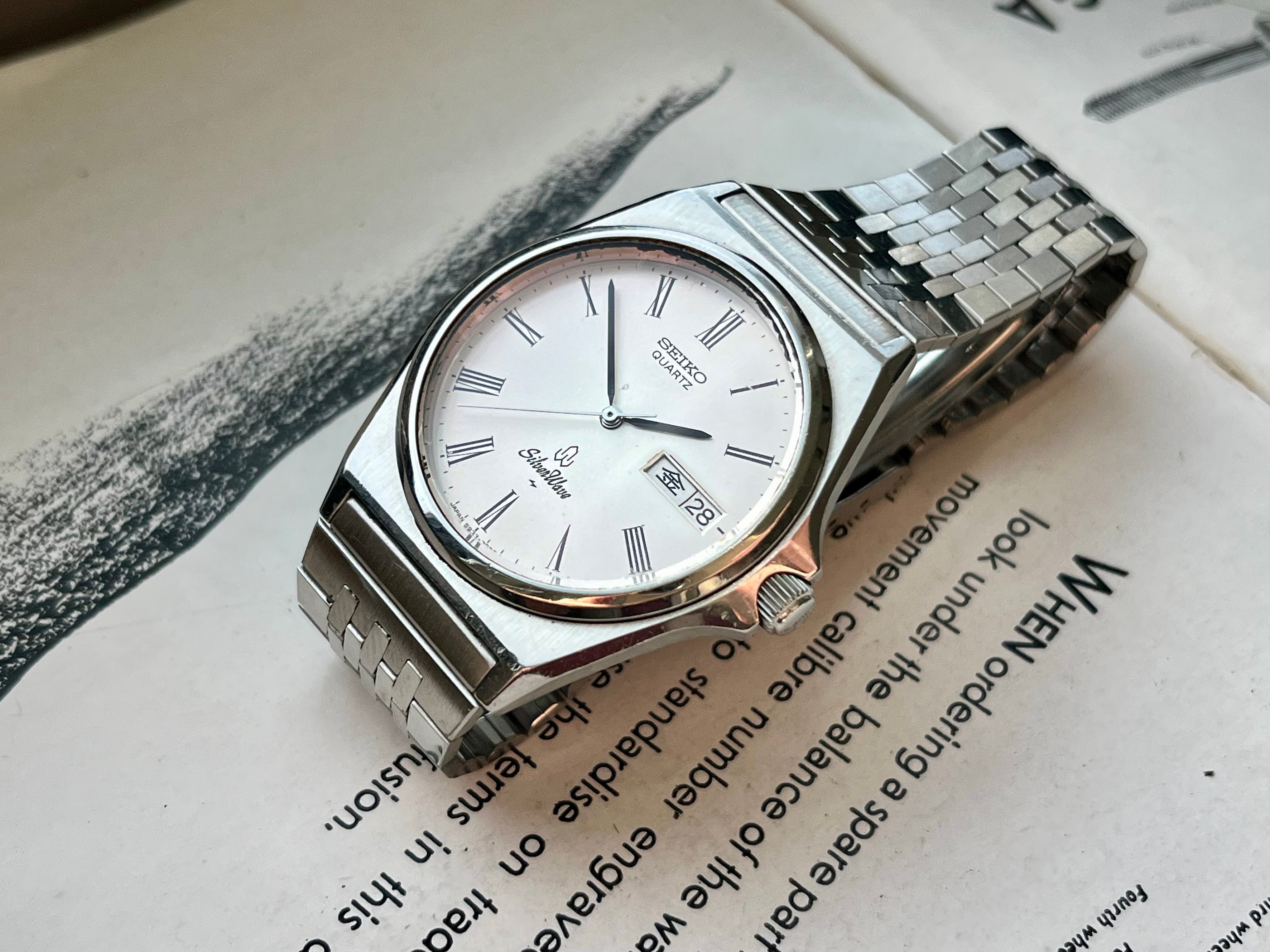 【電池交換済】稼働品 SEIKO Silver Wave 5933-7020 SEIKO SILVER WAVE 5933-7020メンズ クォーツウォッチ - メルカリ