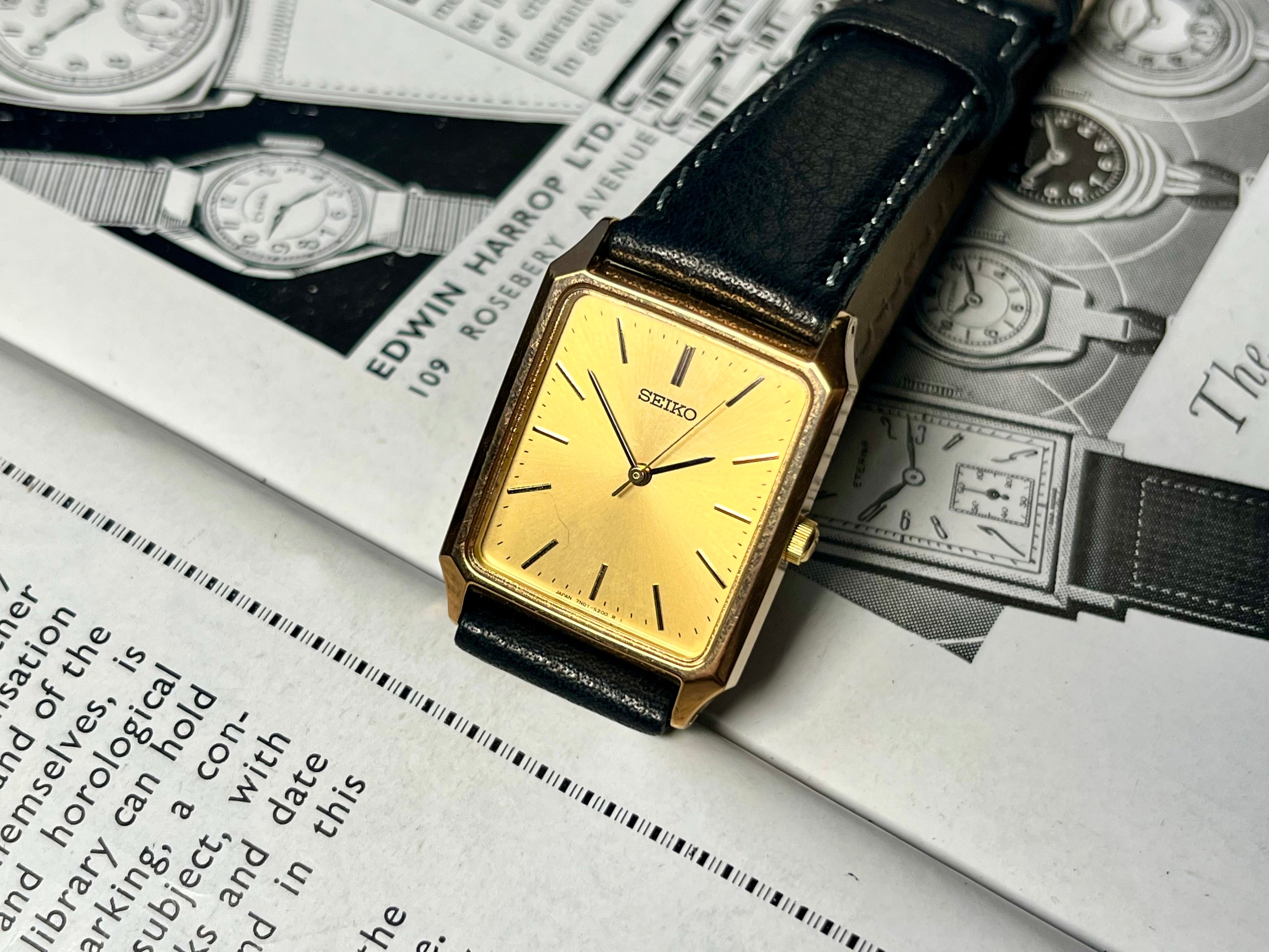 Vintage Seiko Tank 7N01-5180 2004 – WatchEra