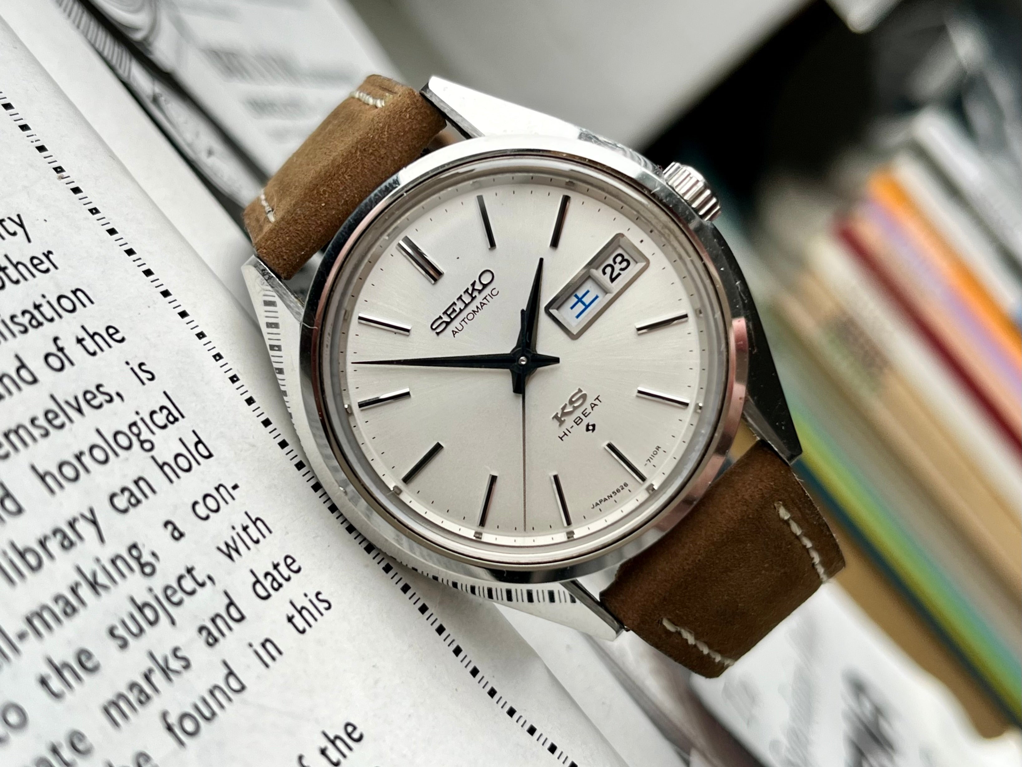 SEIKO KS 自動巻 HI-BEAT KING SEIKO NICE VINTAGE SEIKO KS HI-BEAT 5626-7113 ORIGINAL DIAL