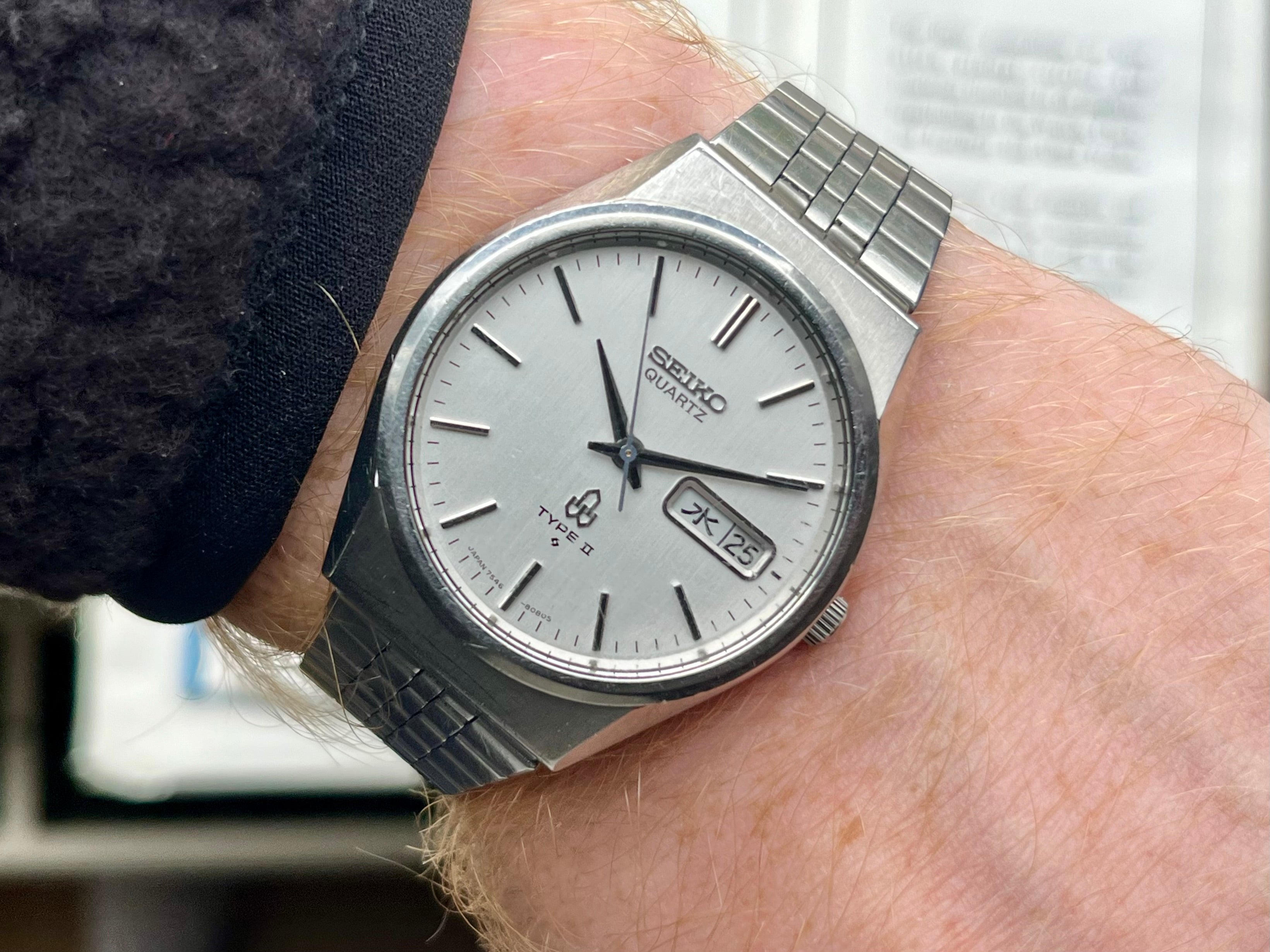 アンテック　稼働品1978年製　SEIKO TYPE II 7546-7100 2025年最新】seiko 7546-7100の人気アイテム - メルカリ