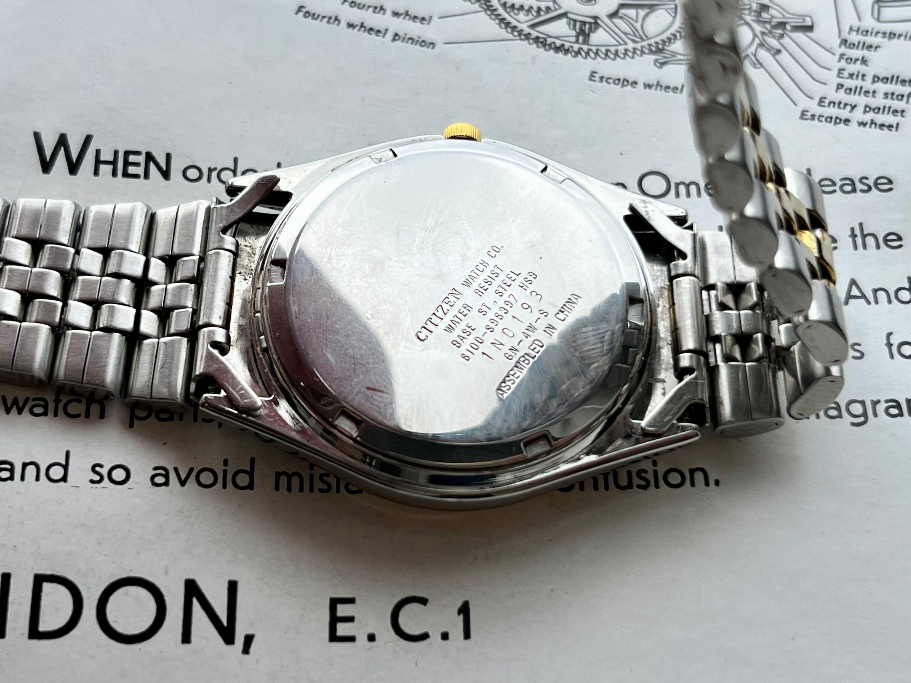 Citizen 6100 movement hotsell