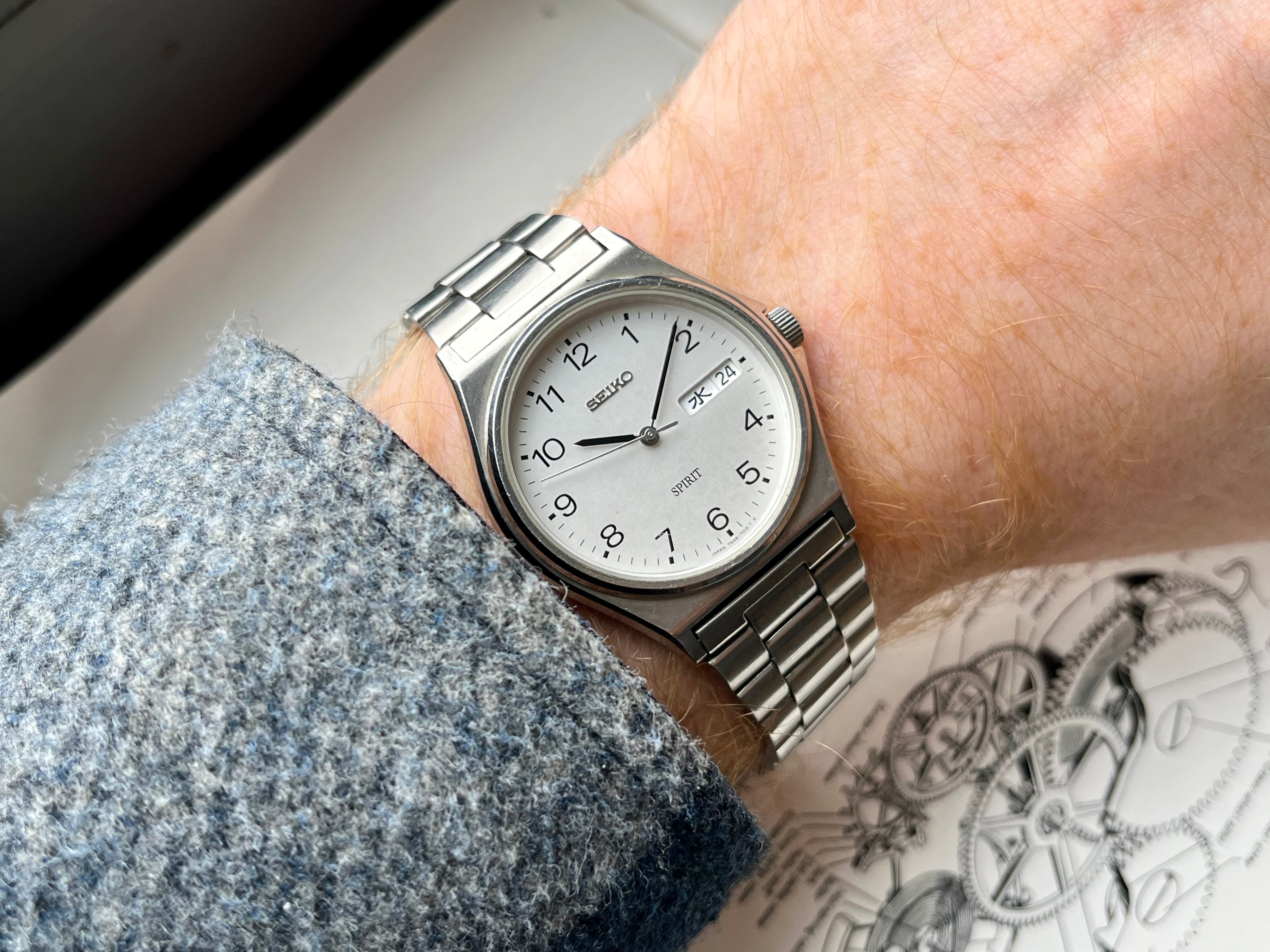 Vintage Seiko Spirit 7N48-7000 Numerals 1998 Watch – WatchEra