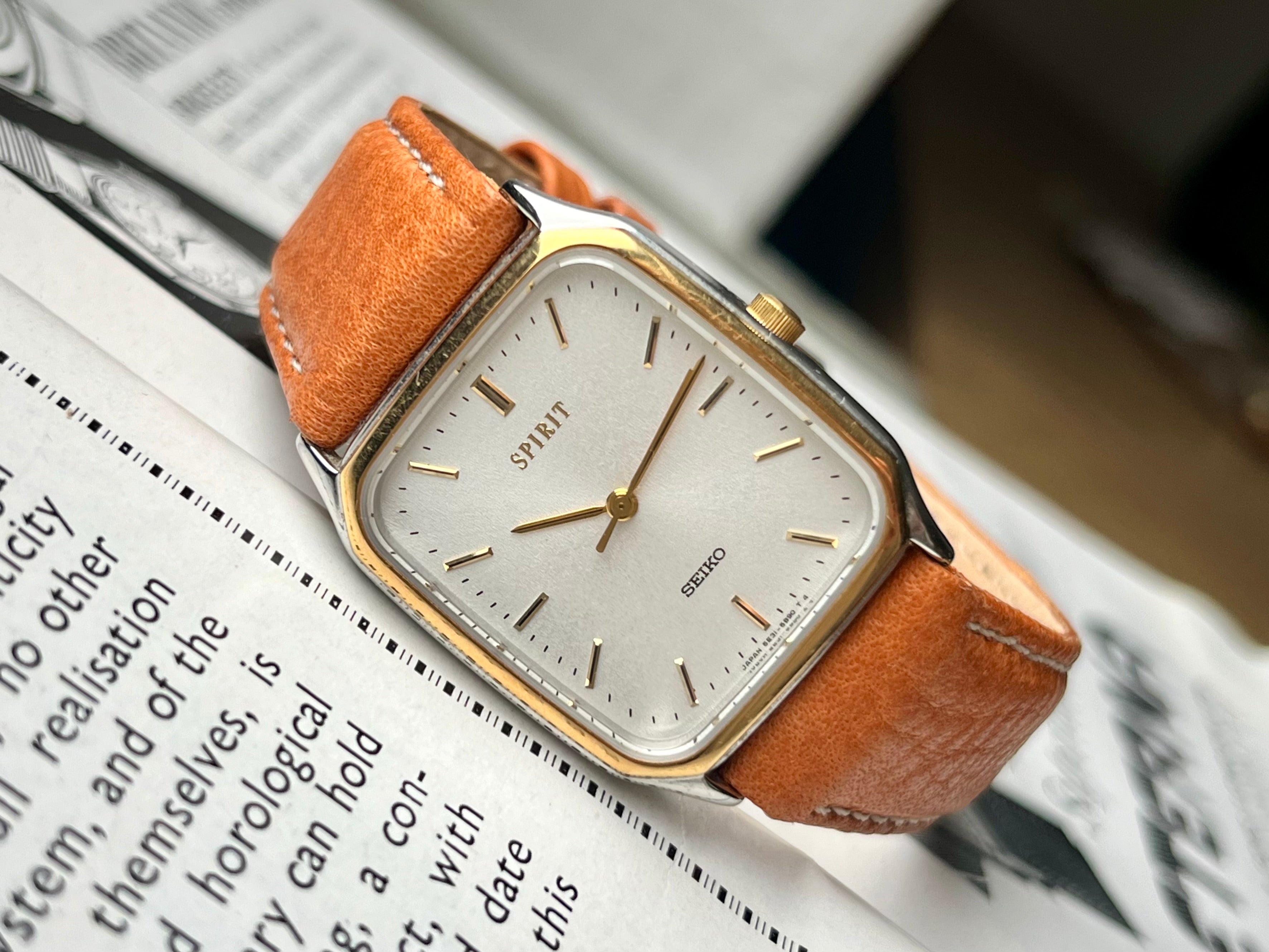 Seiko Spirit Quartz 5E31-5B50 Vintage Watch, case no.530279