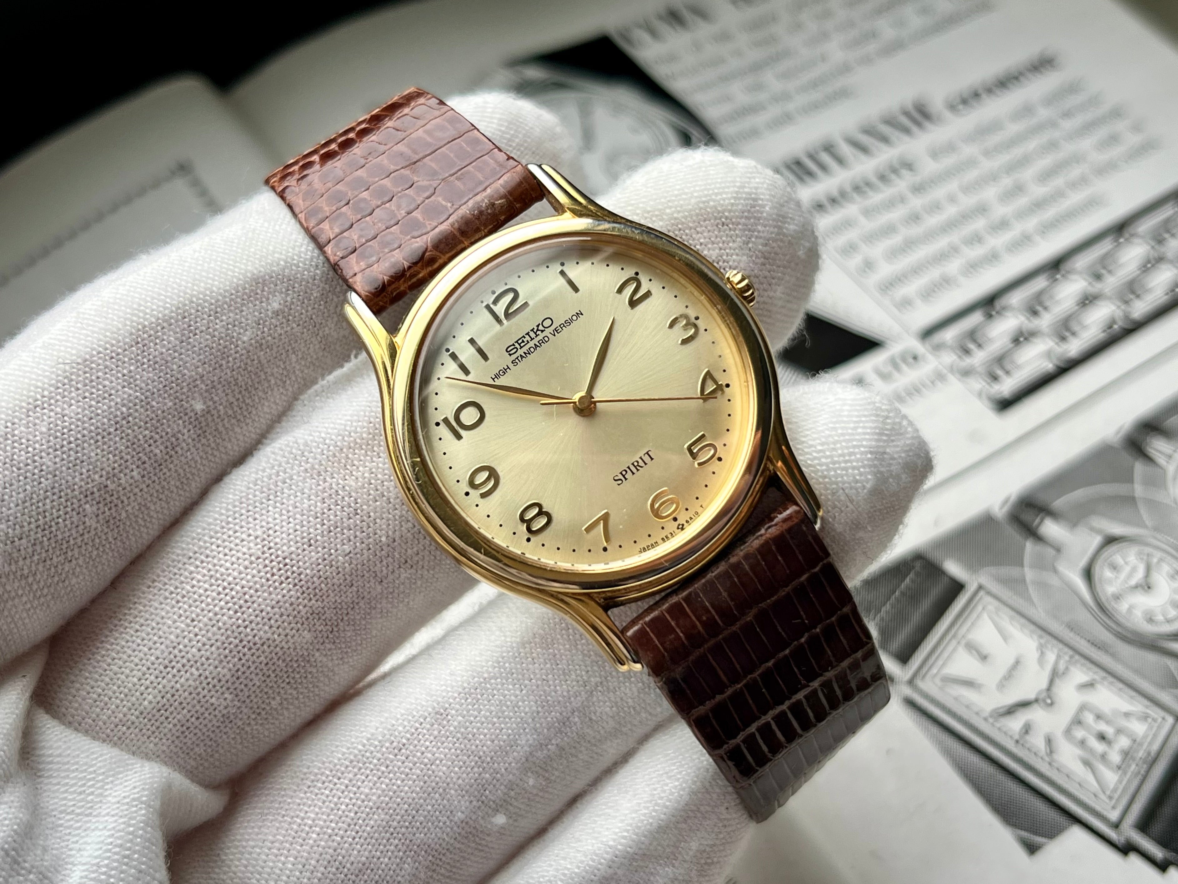 SEIKO SPIRIT ハイスタンダード シルバーカラー 5E31-6A10 Seiko Spirit High Standard Version High Accuracy Quartz