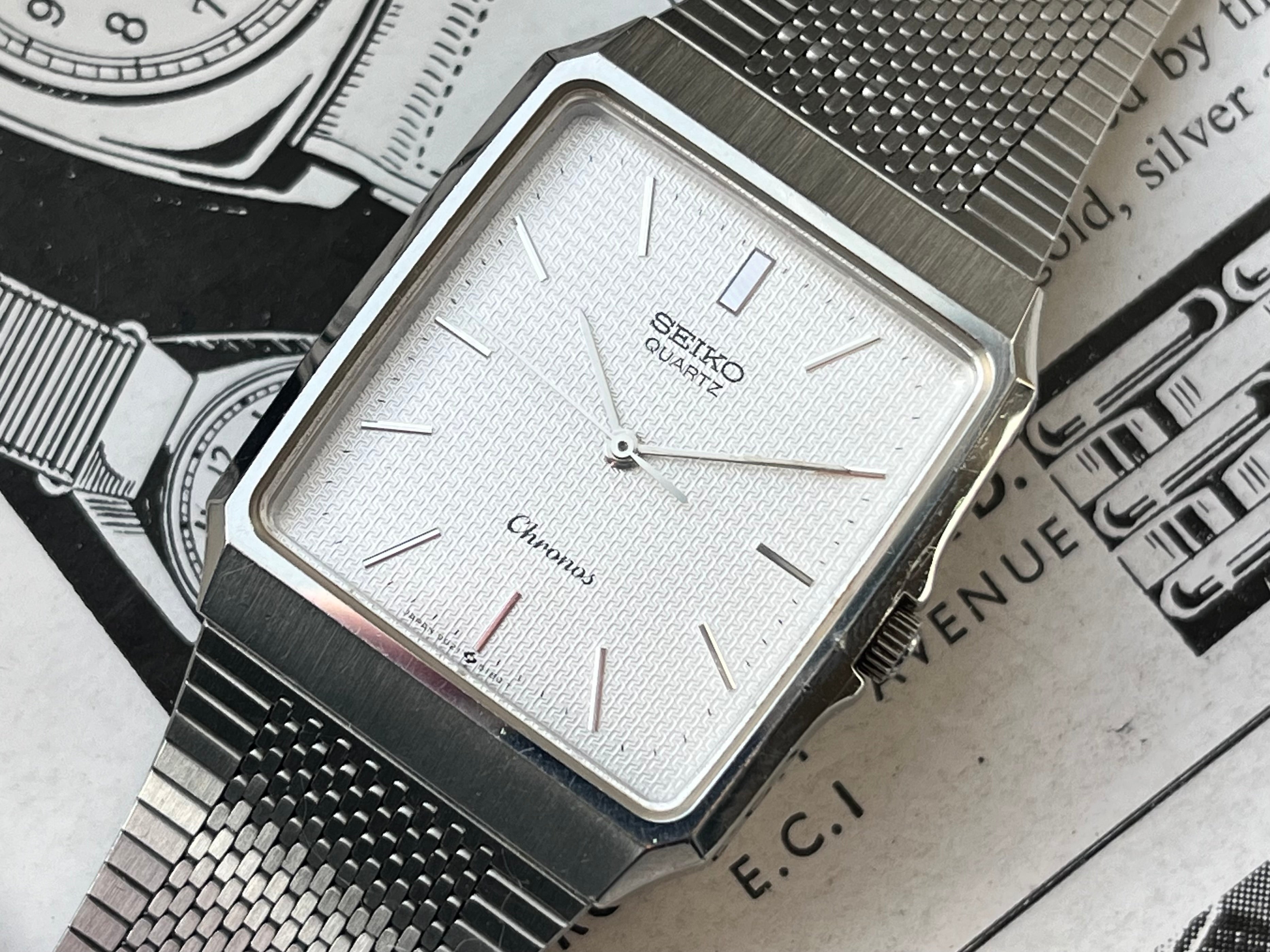 SEIKOセイコークロノス ビンテージクオーツ9021-5140稼働品 Vintage Seiko Chronos 9021-5140 1985 Watch – WatchEra