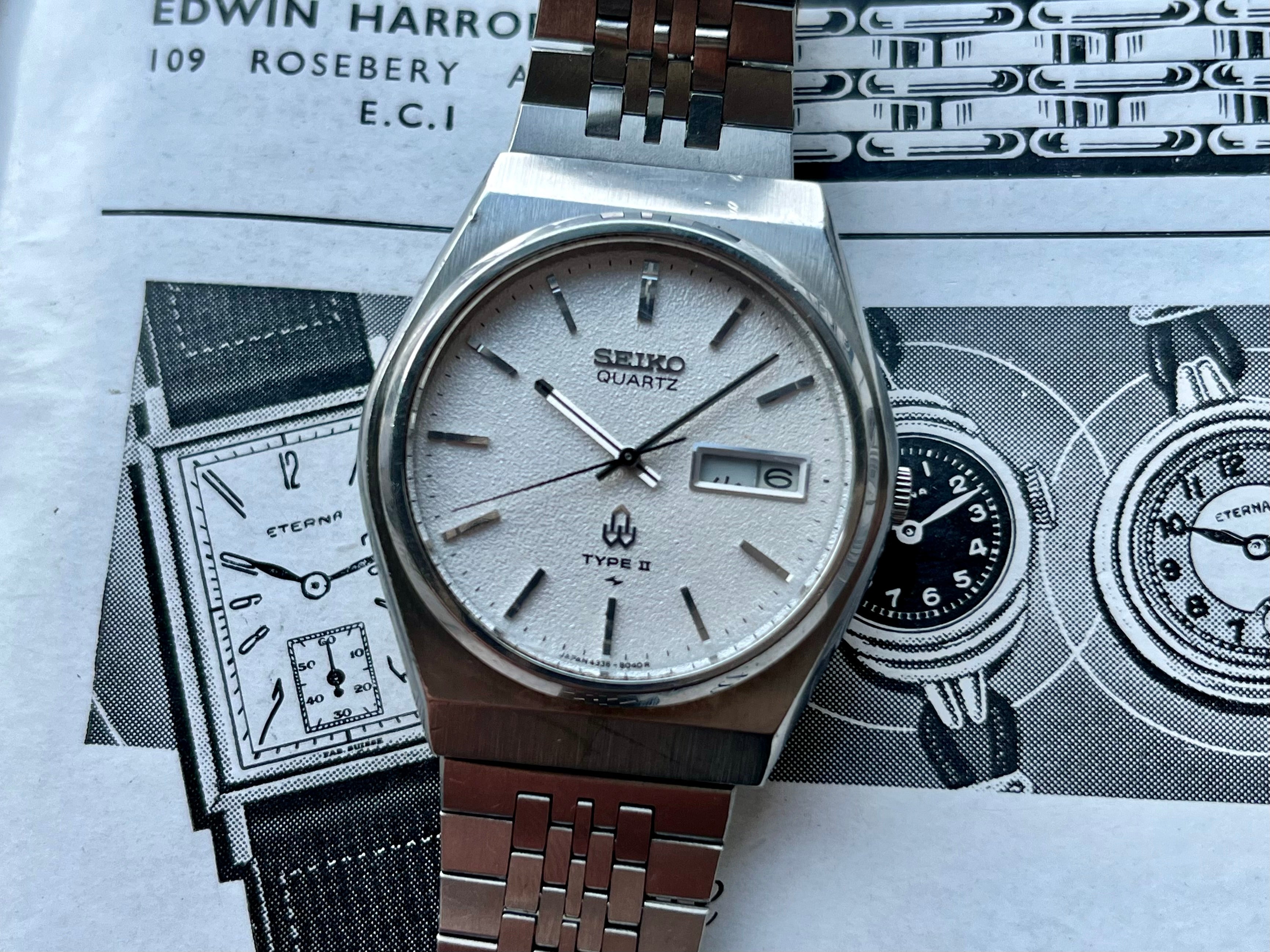 時計 SEIKO TYPE II QUARTZ 4336-8050 DAINI SEIKO TYPE II QUARTZ 4336-8050 DAINI