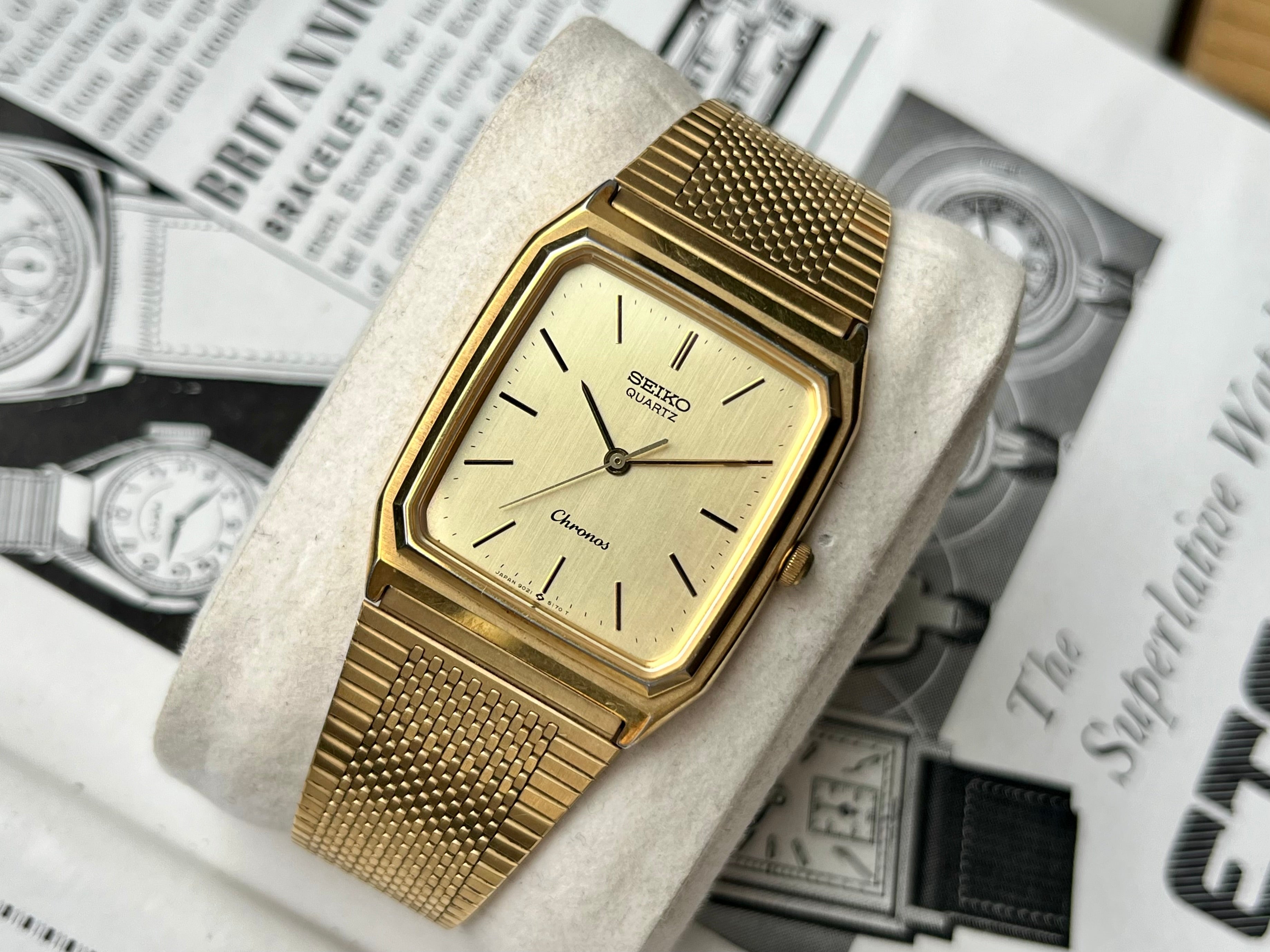 SEIKO ウォッチ chronos 9021-6040 Seiko watch chronos 9021 - Gem