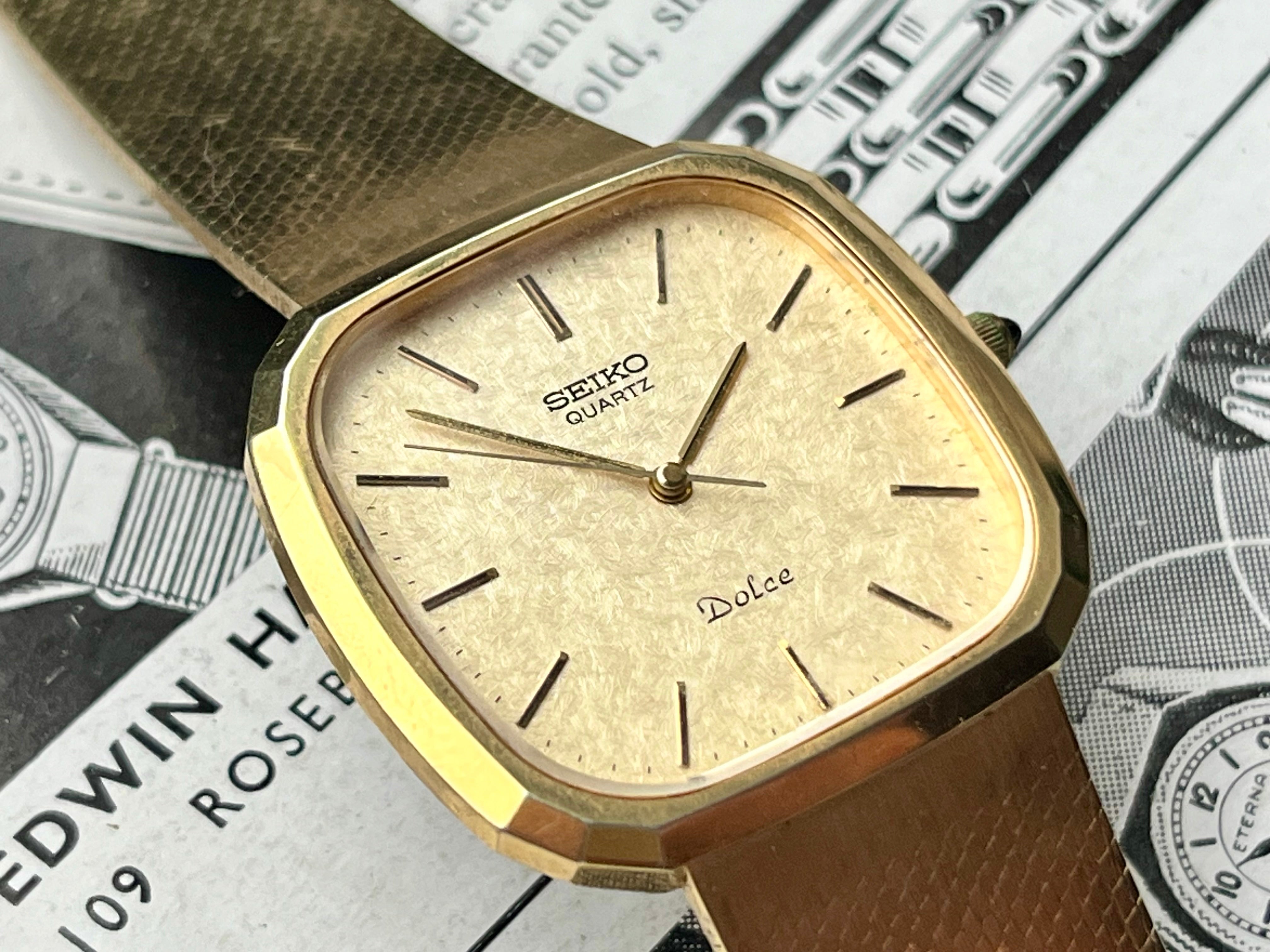 Vintage Seiko Dolce 6030-5200 Gold Flake 1981 – WatchEra