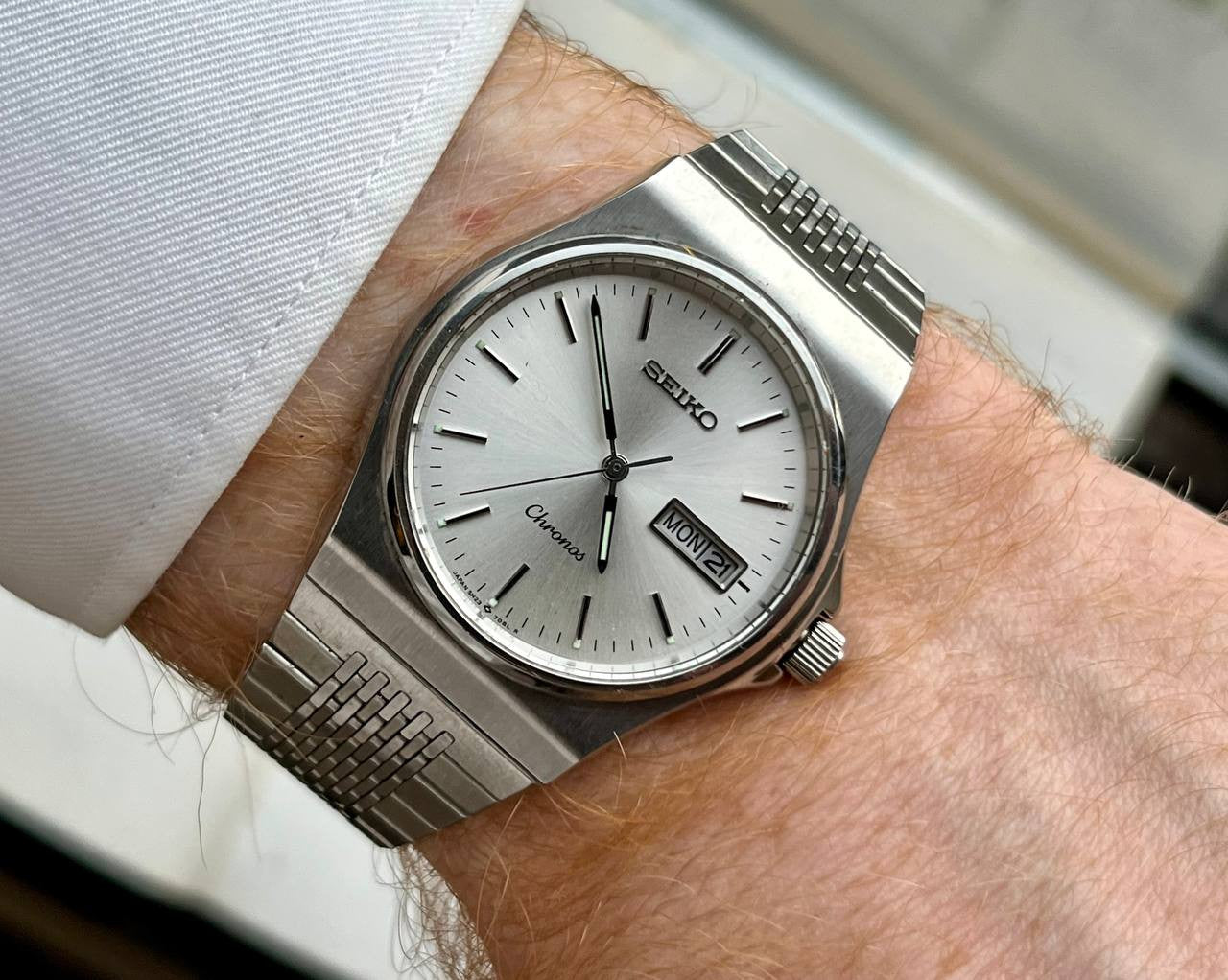 時計 SEIKO CHRONOS 5H23-7D20 ANTIMAGNETIC 60G SEIKO WATCH CHRONOS 5H23-7D20 ANTIMAGNETIC QUARTZ DAY DATE