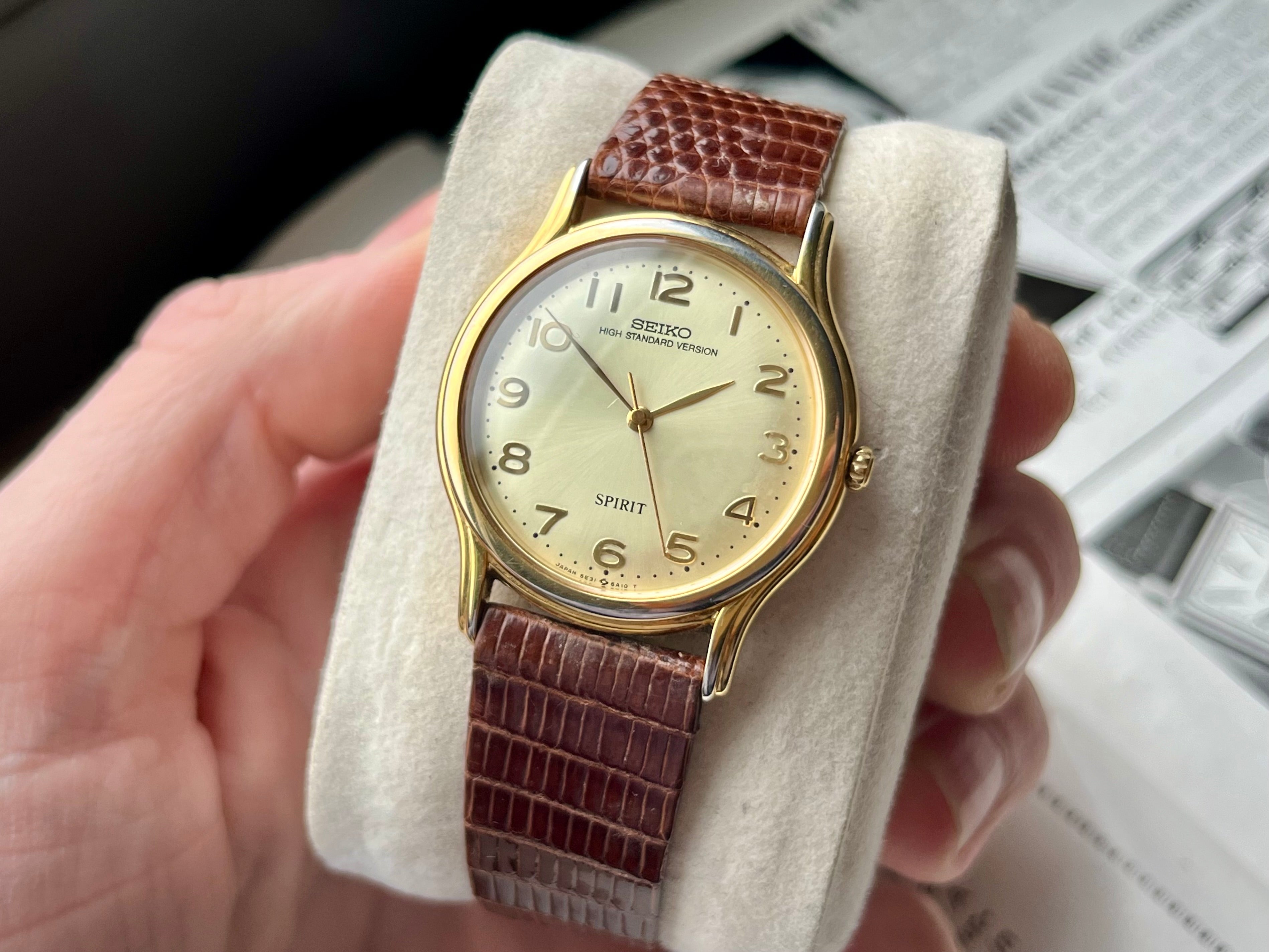 Vintage Seiko Spirit 'High Standard Version' 5E31-6A10 1991