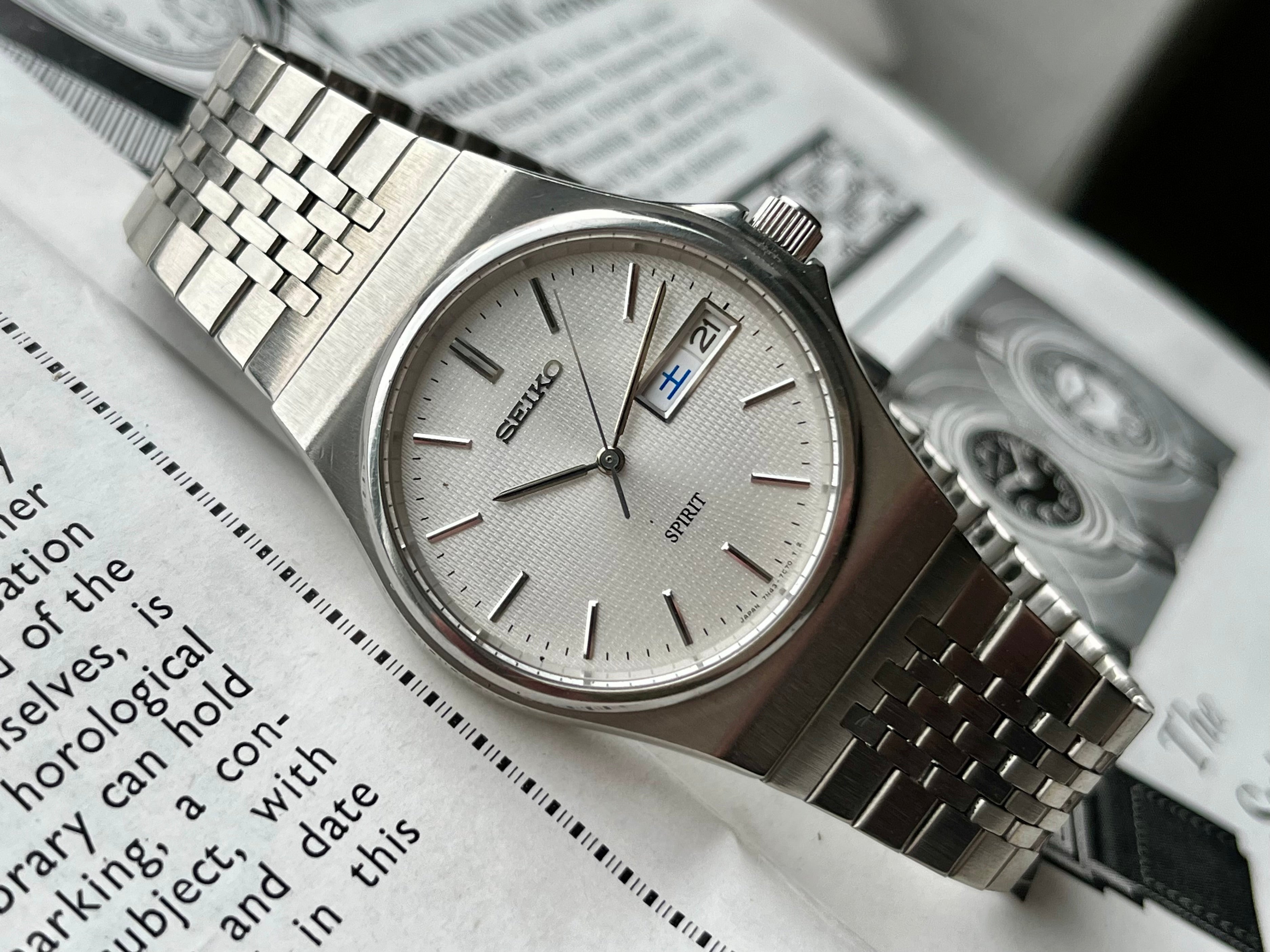 Vintage Seiko Spirit Watch 7N43-7N70 Quartz 1992 Quartz