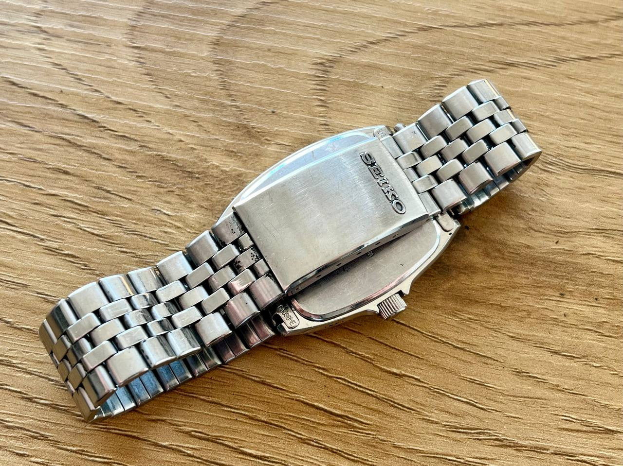 Vintage Seiko Watch Chronos 5H23-5110 Quartz JDM 1981 Kanji