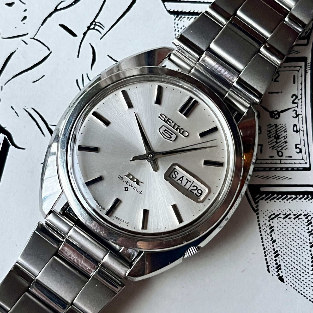 Vintage Seiko 5 DX 6106-7000 1968 – WatchEra