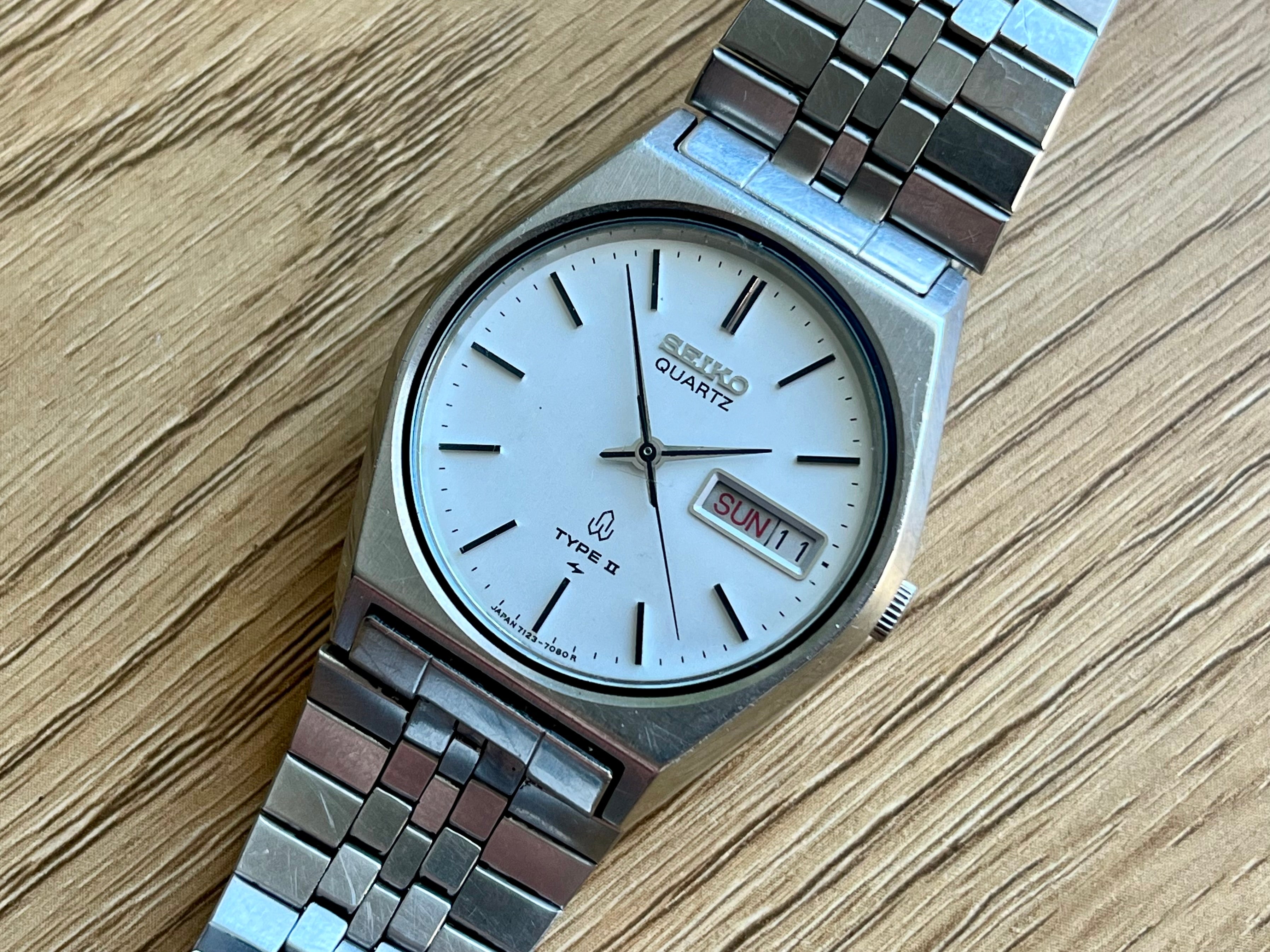 Vintage Seiko Type II 7123-7080 Watch JDM Quartz 1979 – WatchEra