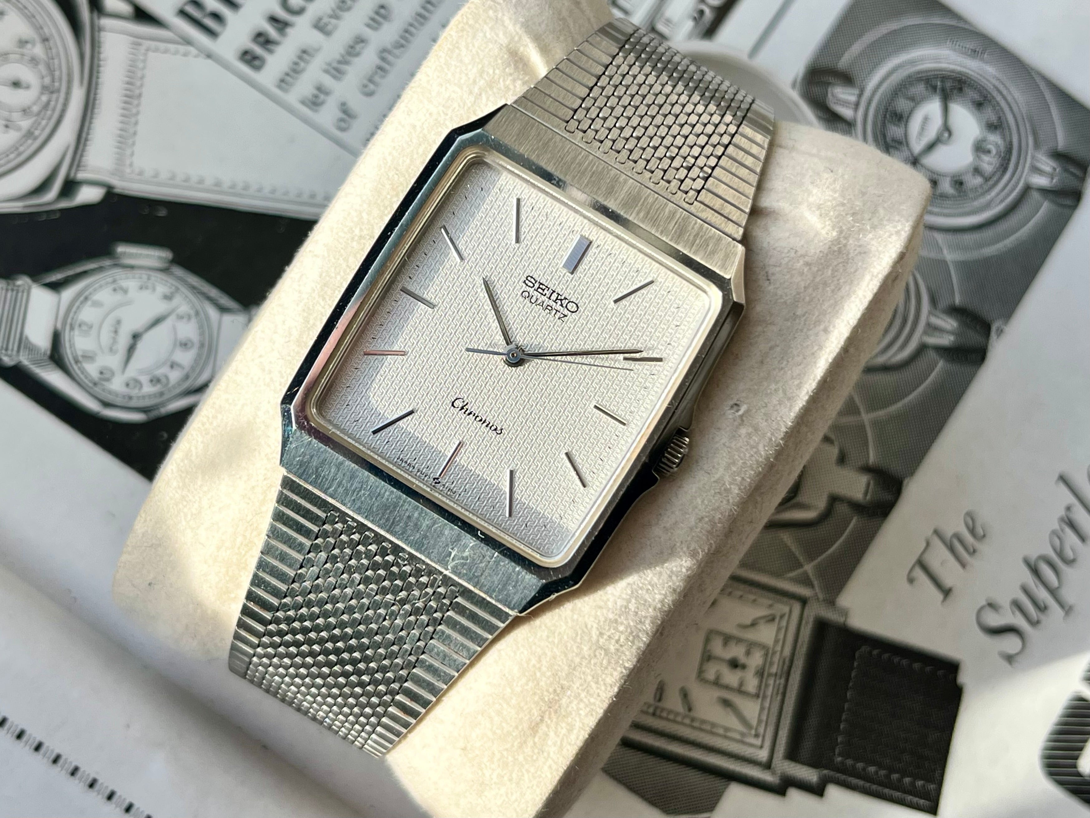 SEIKOセイコークロノス ビンテージクオーツ9021-5140稼働品 Vintage Seiko Chronos 9021-5130 1985 SGP Quartz Watch – WatchEra