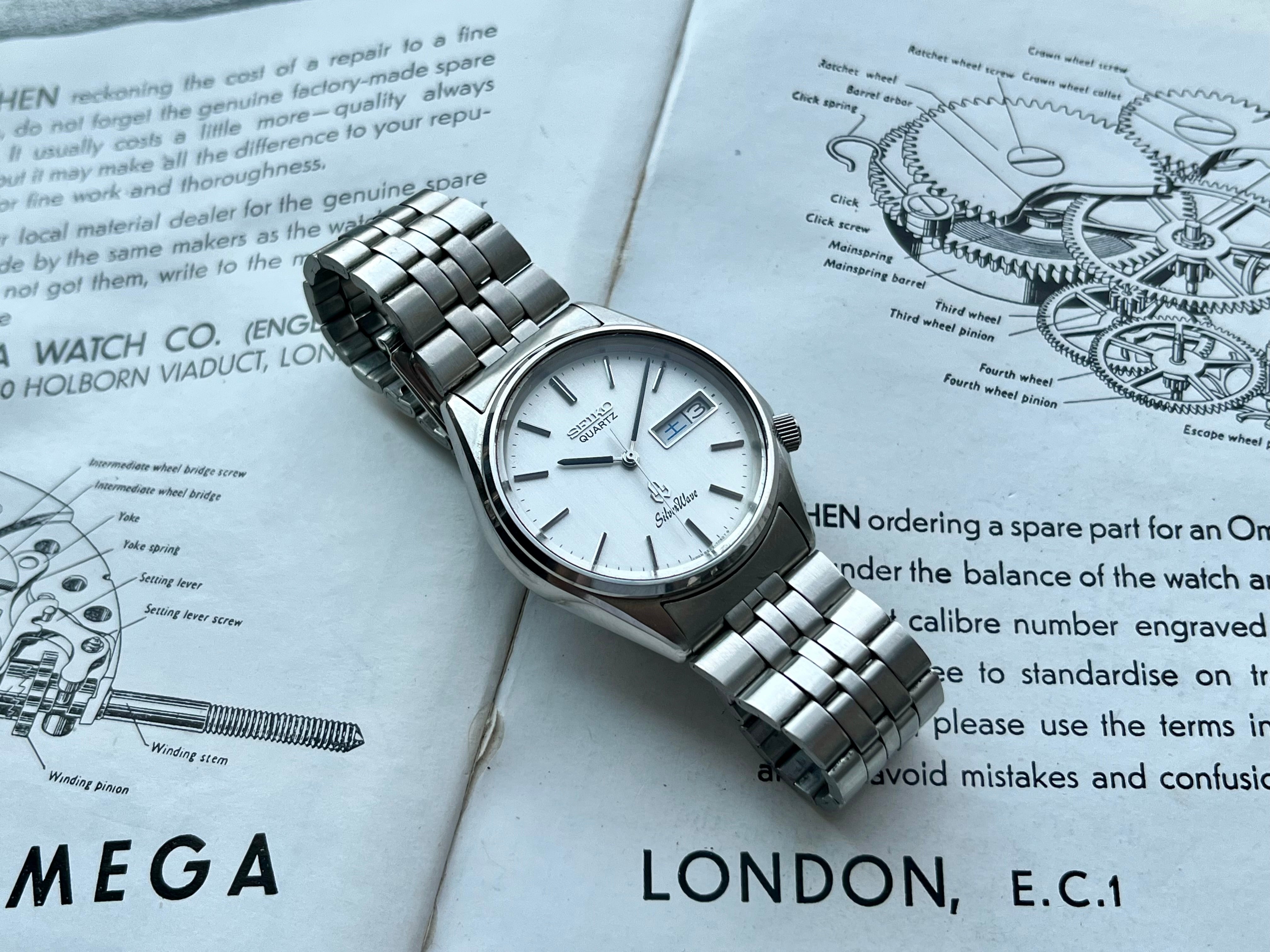 MINT Seiko Silverwave 8229-7030 *Serviced* Quartz Watch 1981 JDM