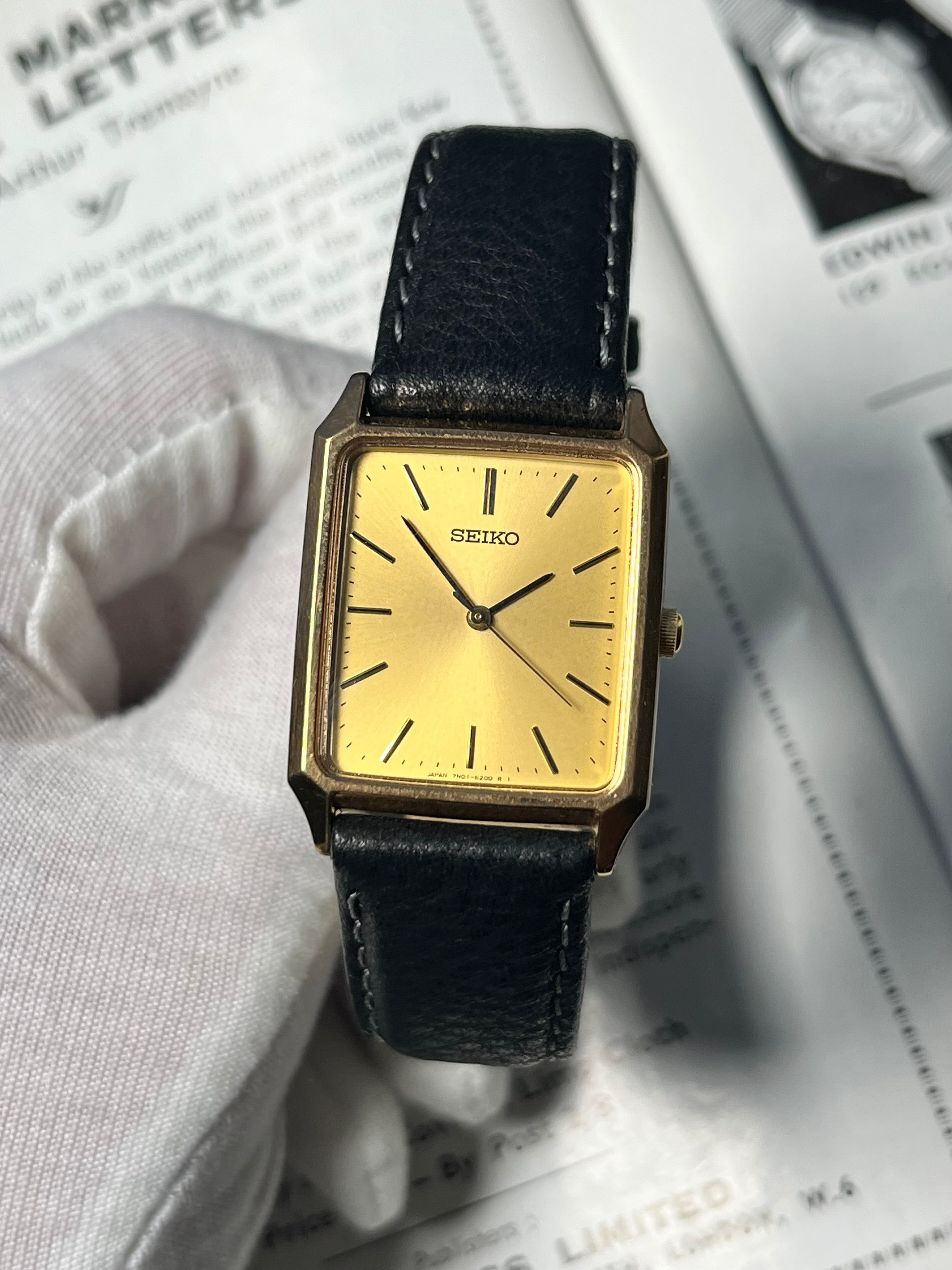 Vintage Seiko Tank 7N01-5180 2004 – WatchEra