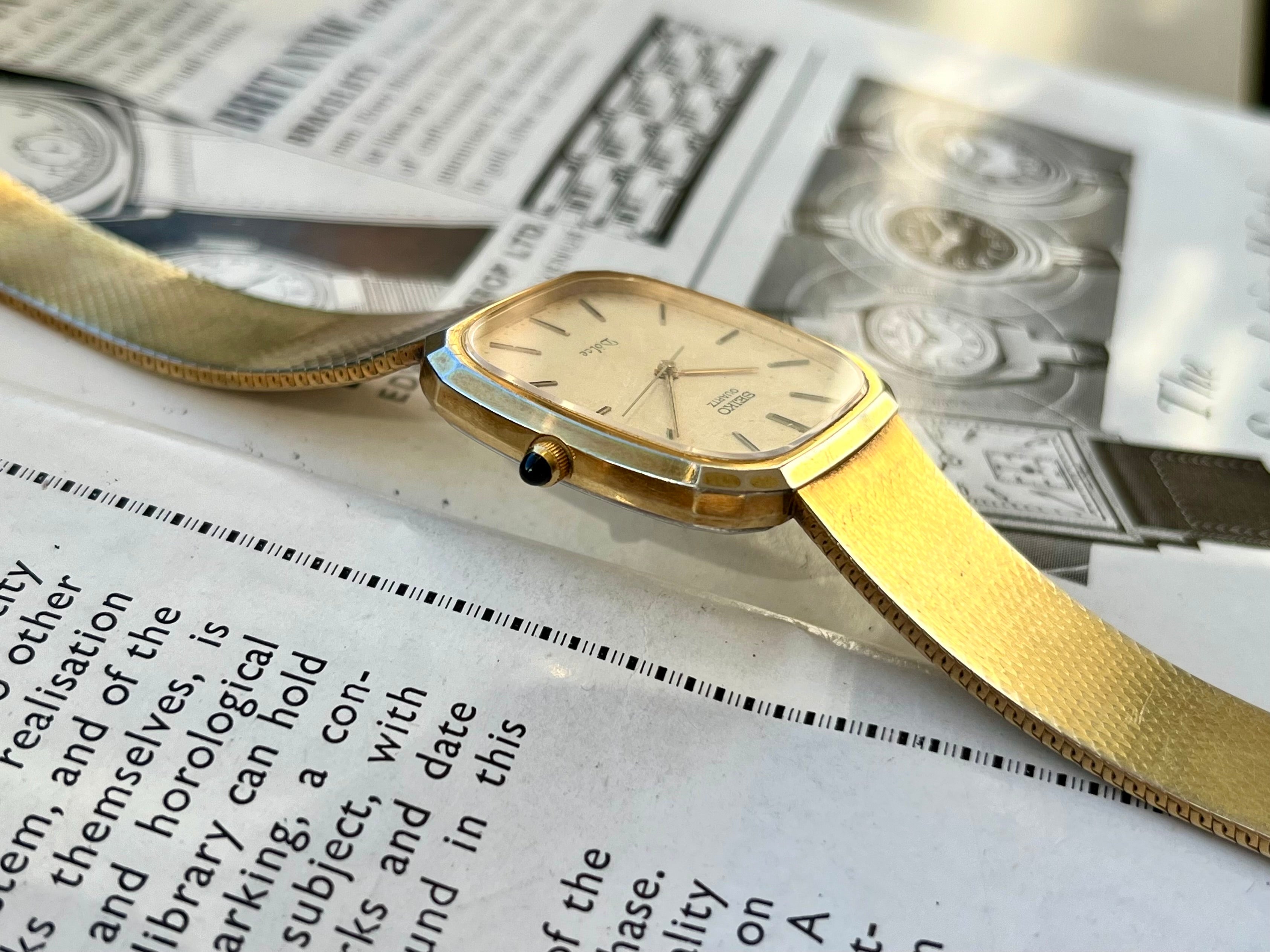 Vintage Seiko Dolce 6030-5200 Gold Flake 1981 – WatchEra