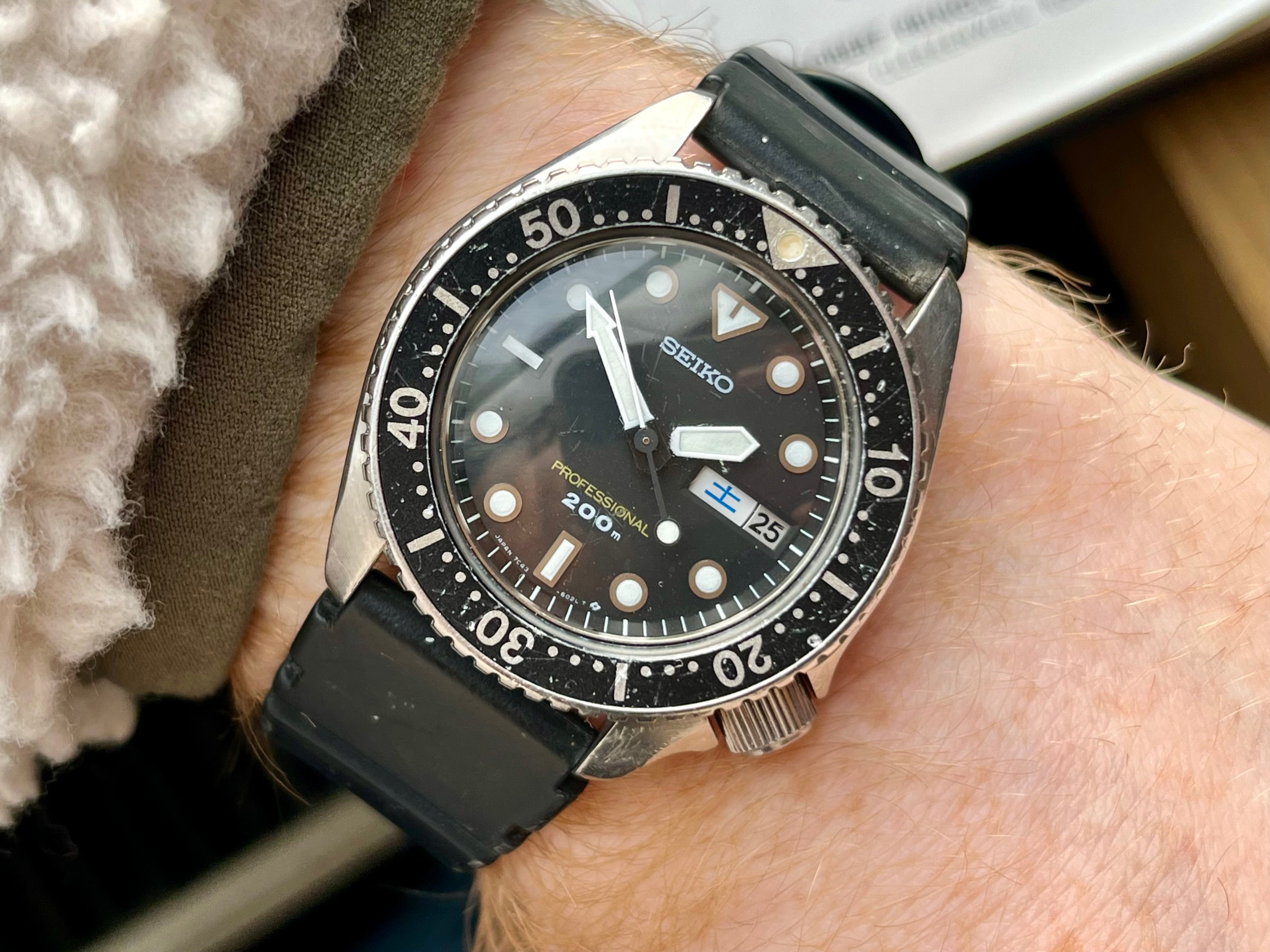 美品！　SEIKO (セイコー) QUARTZ（クォーツ)　14KYG！　16-0100　レディース　電池交換済み！ トケマー:2&frasl;6 グランドセイコー SBGX355 雪白ホワイト チタン 37mm