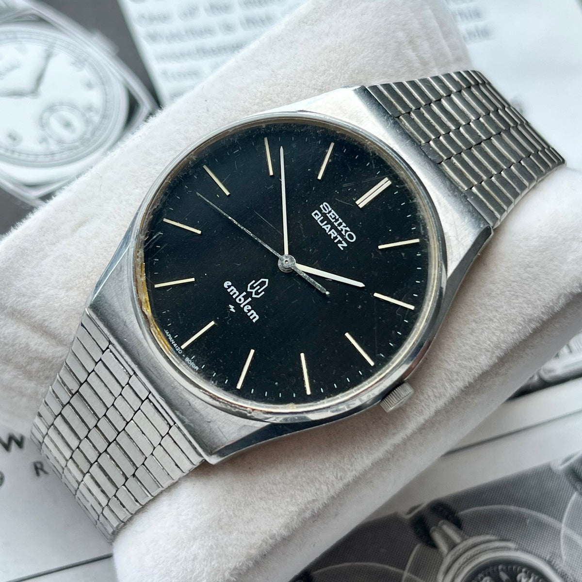 Lunette Avec Verre Minéral/saphir Seiko Vintage 290R07GNS0 Pour Montre 7832-8000 - Authentique