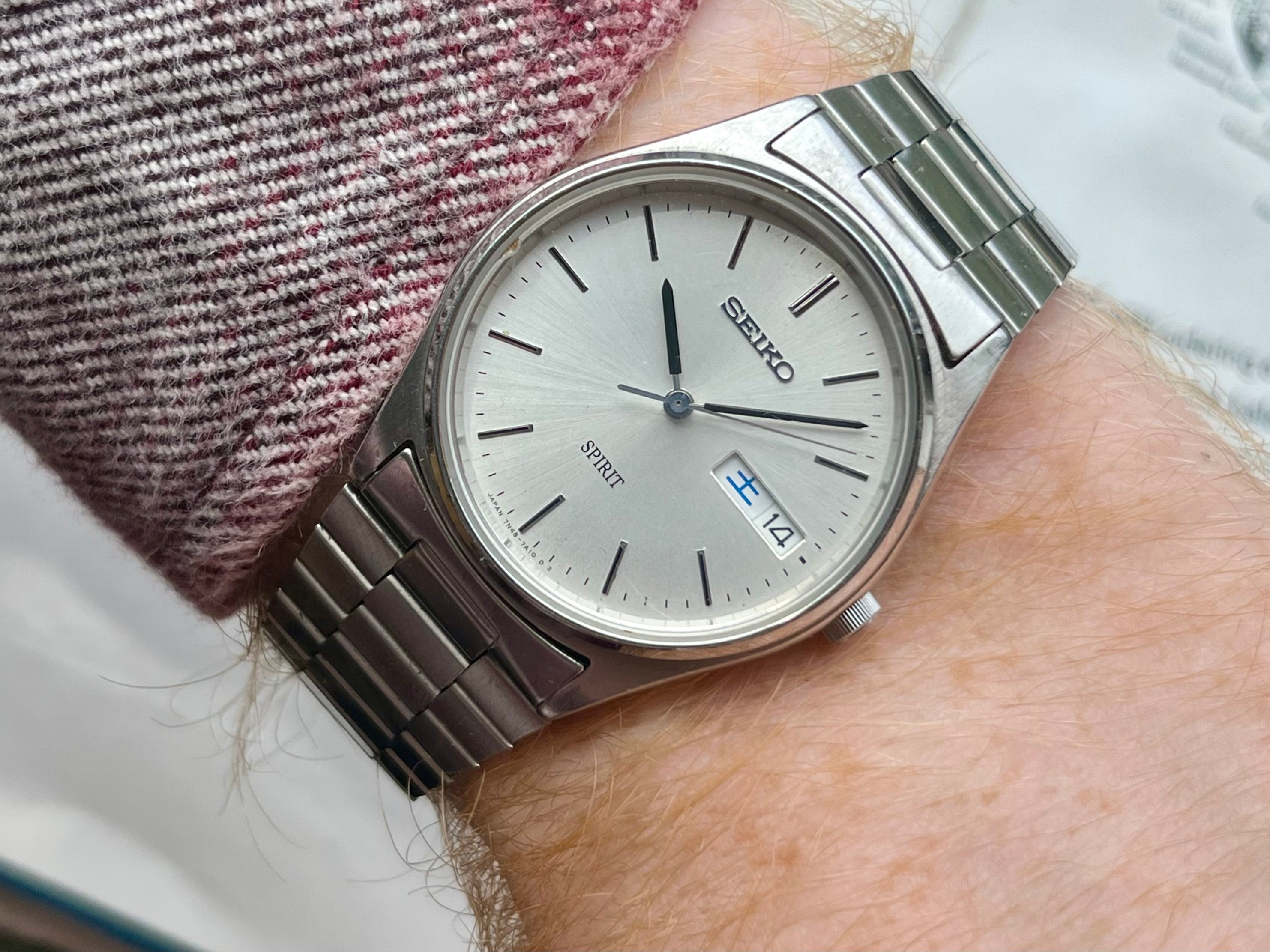 Vintage Seiko Spirit 7N48-7A00 1994 JDM Kanji Watch – WatchEra