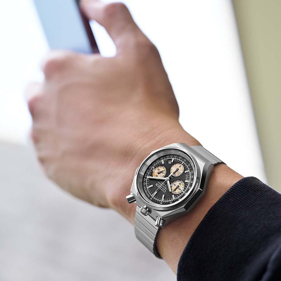 Citizen Record Tsuno Bullhead Chronograph AN3700-54E Black Citizen Record Tsuno Bullhead Chronograph AN3700-54E Black