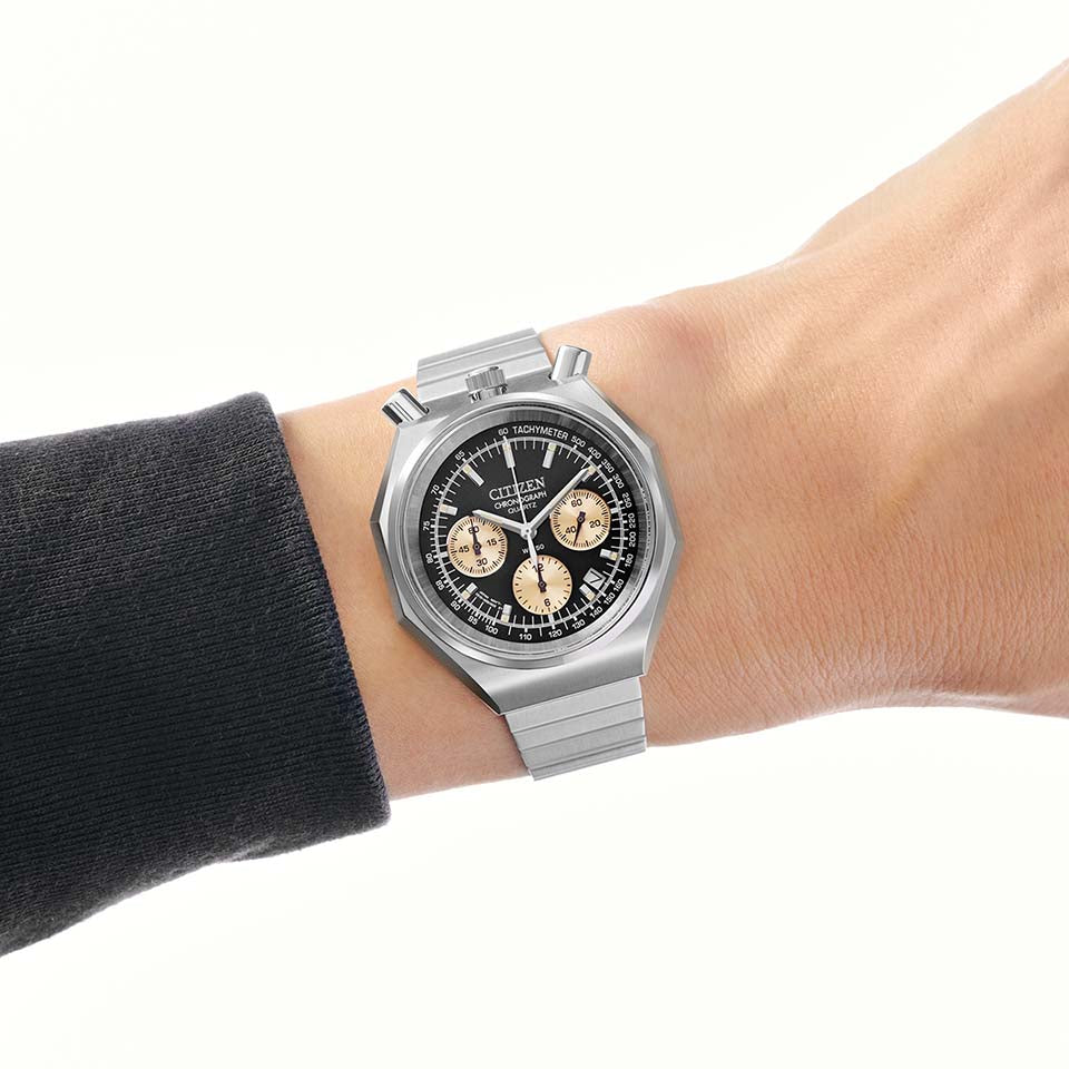 Citizen Record Tsuno Bullhead Chronograph AN3700-54E Black – WatchEra