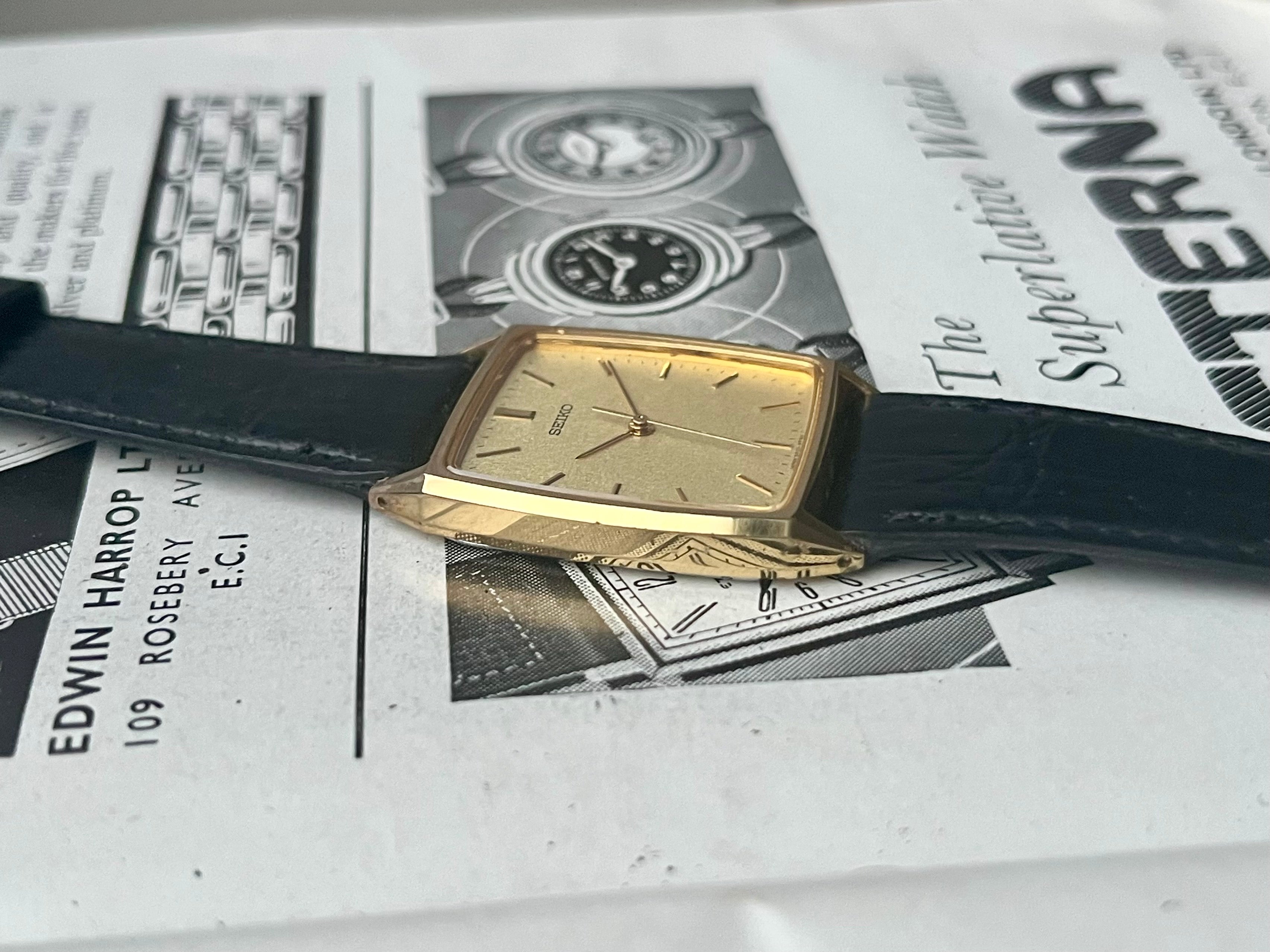 【上品】 Chariot Seiko Tank WatchEra – 1990 Box/Papers 5P32-5E10 花瓶・フラワースタンド