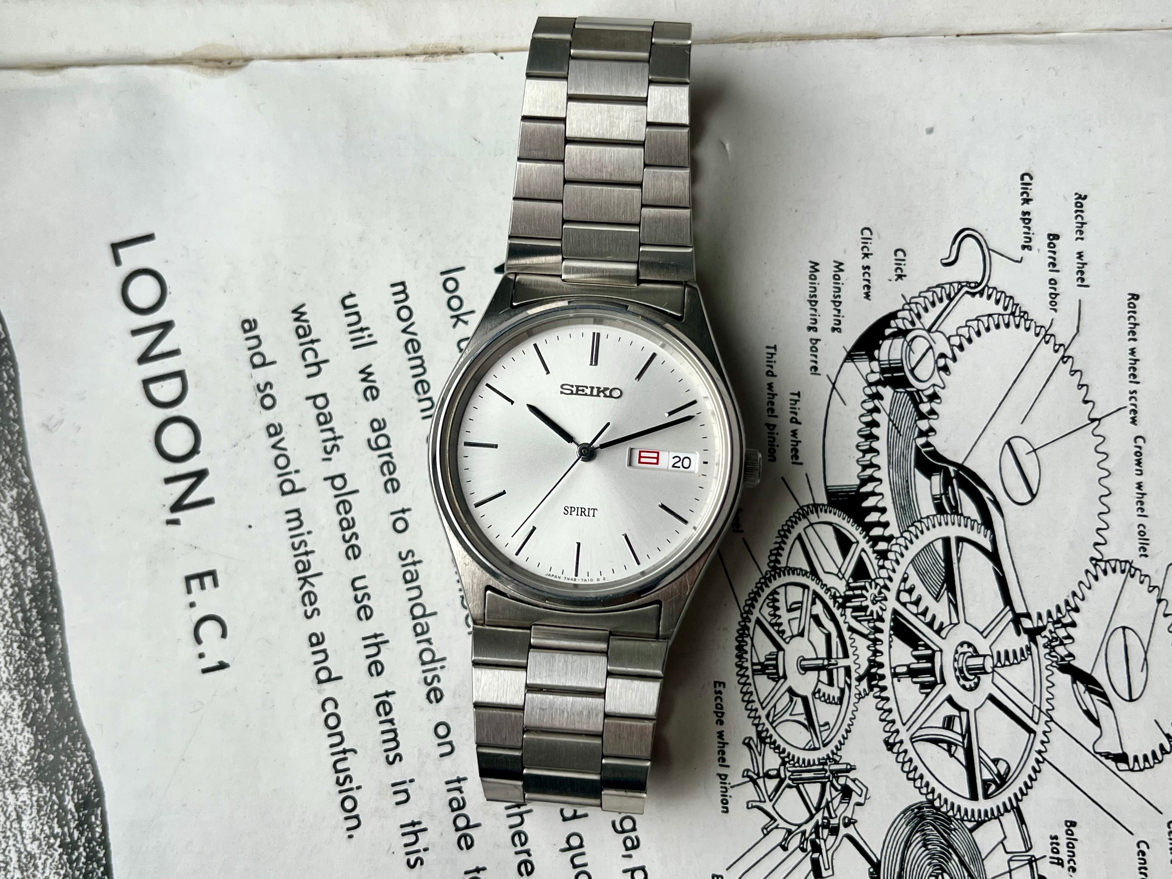 Vintage Seiko Spirit 7N48-7A00 1994 Quartz Watch – WatchEra